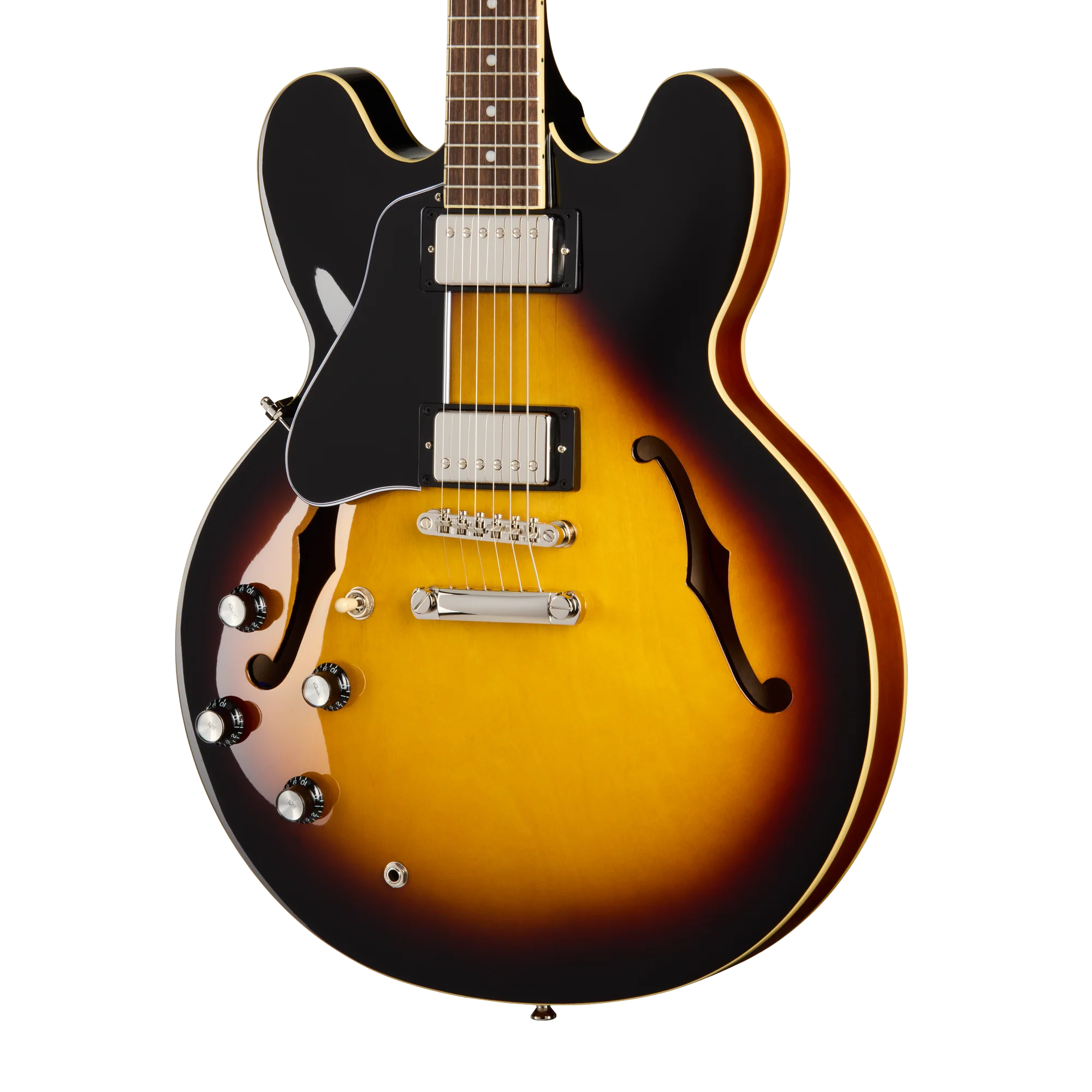 Epiphone ES-335, Left-Handed, Vintage Sunburst