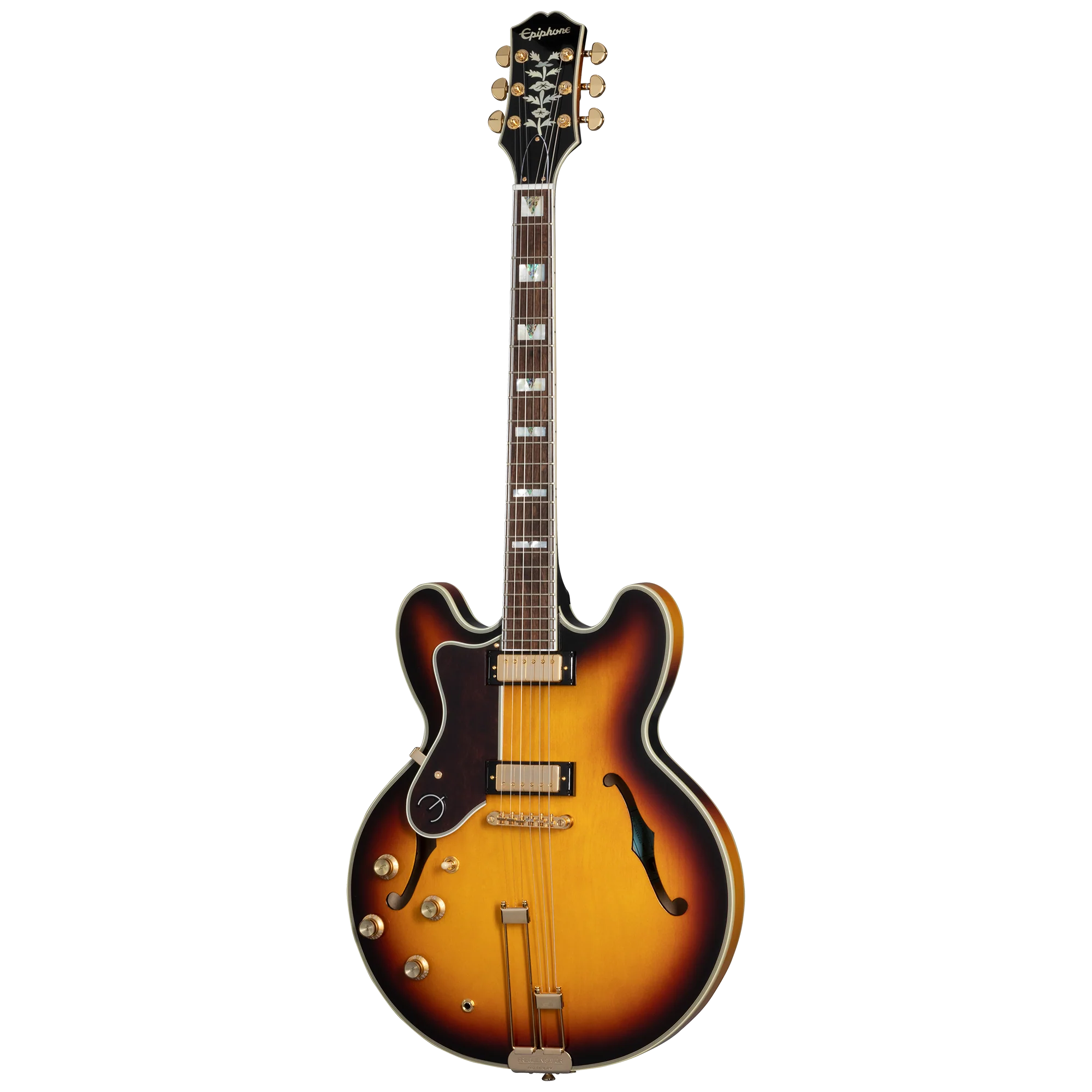 Epiphone Sheraton, Left-Handed, Vintage Sunburst 3 Epiphone Sheraton, Left-Handed, Vintage Sunburst