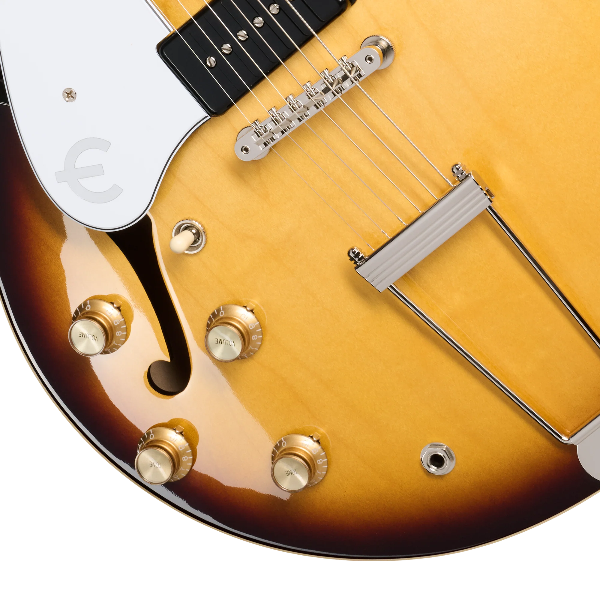 Epiphone USA Casino, Left-Handed, Vintage Sunburst 8 Epiphone USA Casino, Left-Handed, Vintage Sunburst