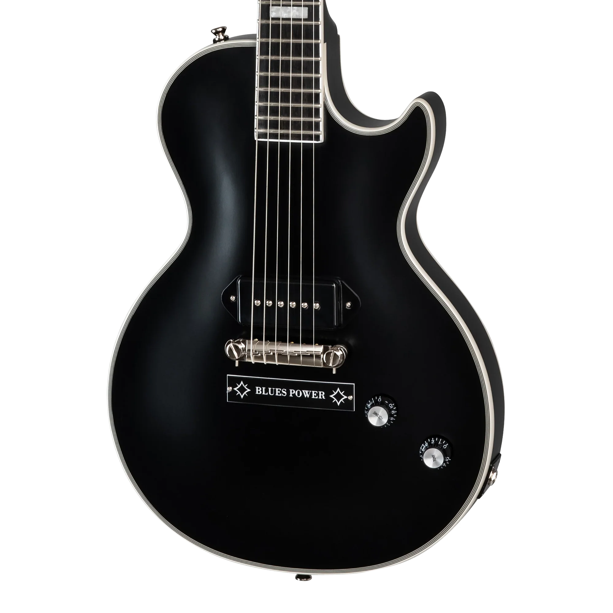 Epiphone Jared James Nichols Old Glory Les Paul Custom, Black Aged Gloss