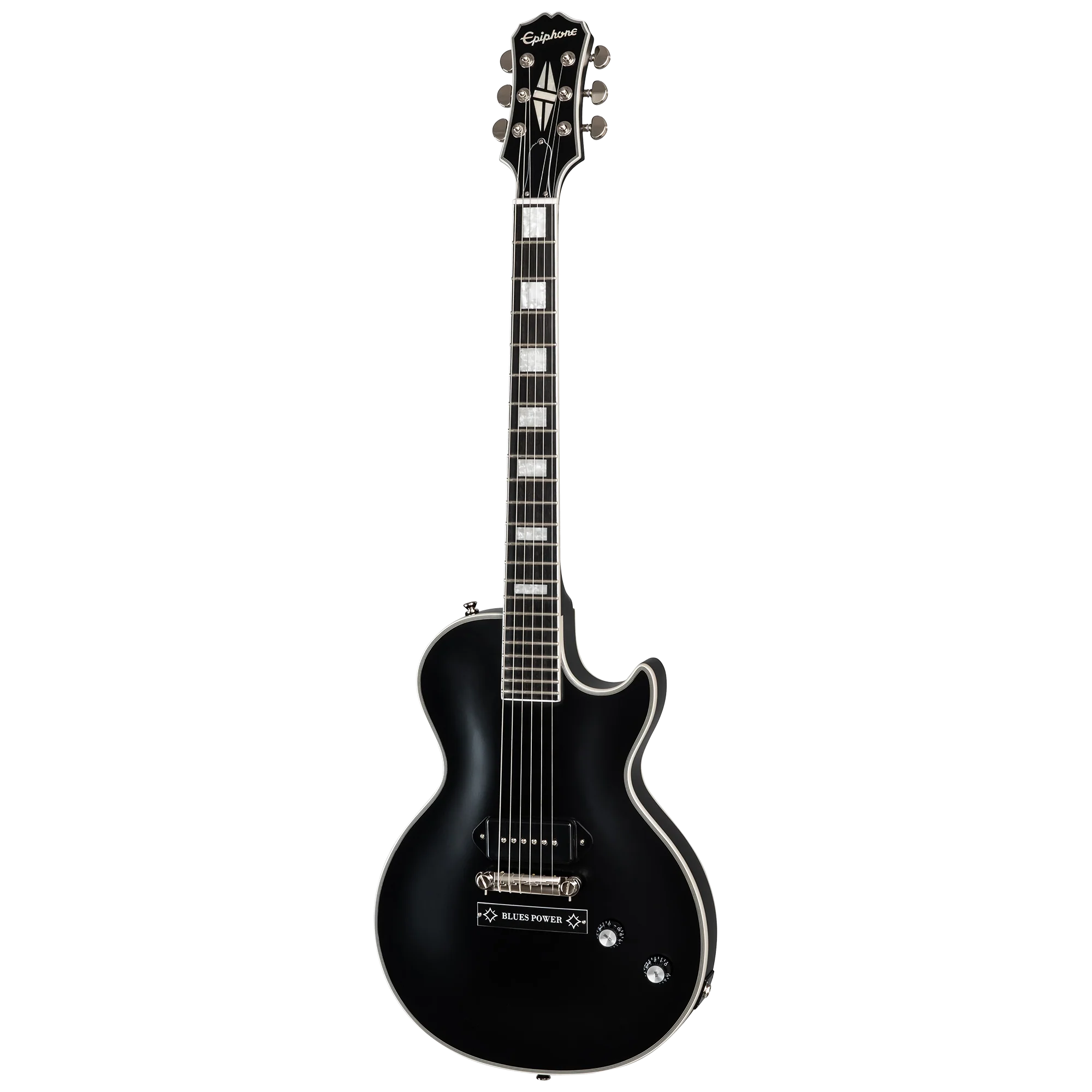 Epiphone Jared James Nichols Old Glory Les Paul Custom, Black Aged Gloss 3 Epiphone Jared James Nichols Old Glory Les Paul Custom, Black Aged Gloss