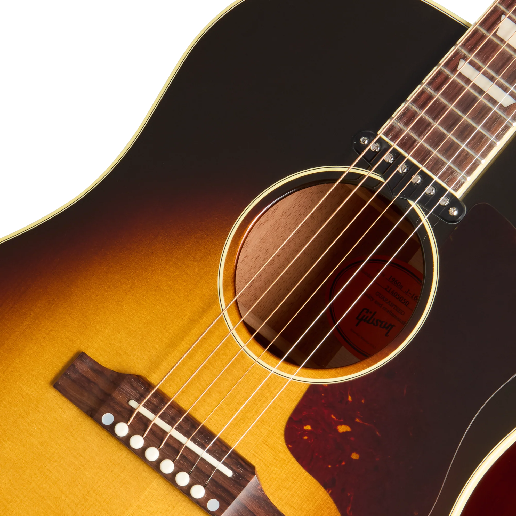 Gibson J-160E Original, Vintage Sunburst 7 Gibson J-160E Original, Vintage Sunburst