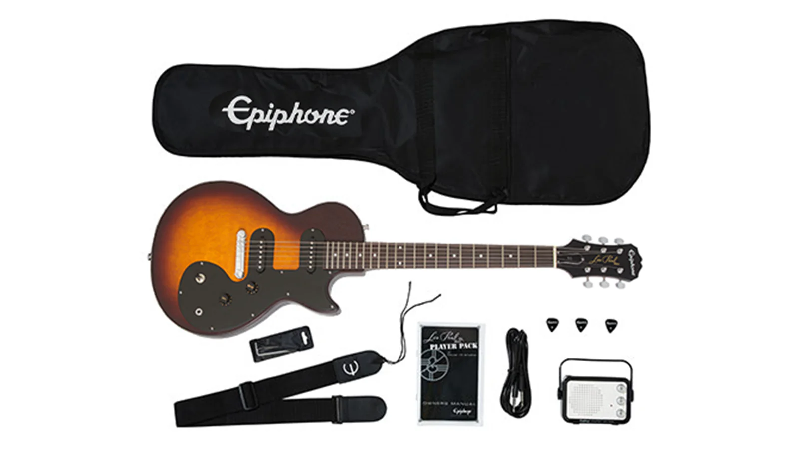 Epiphone Les Paul Melody Maker Starter Pack, Vintage Sunburst