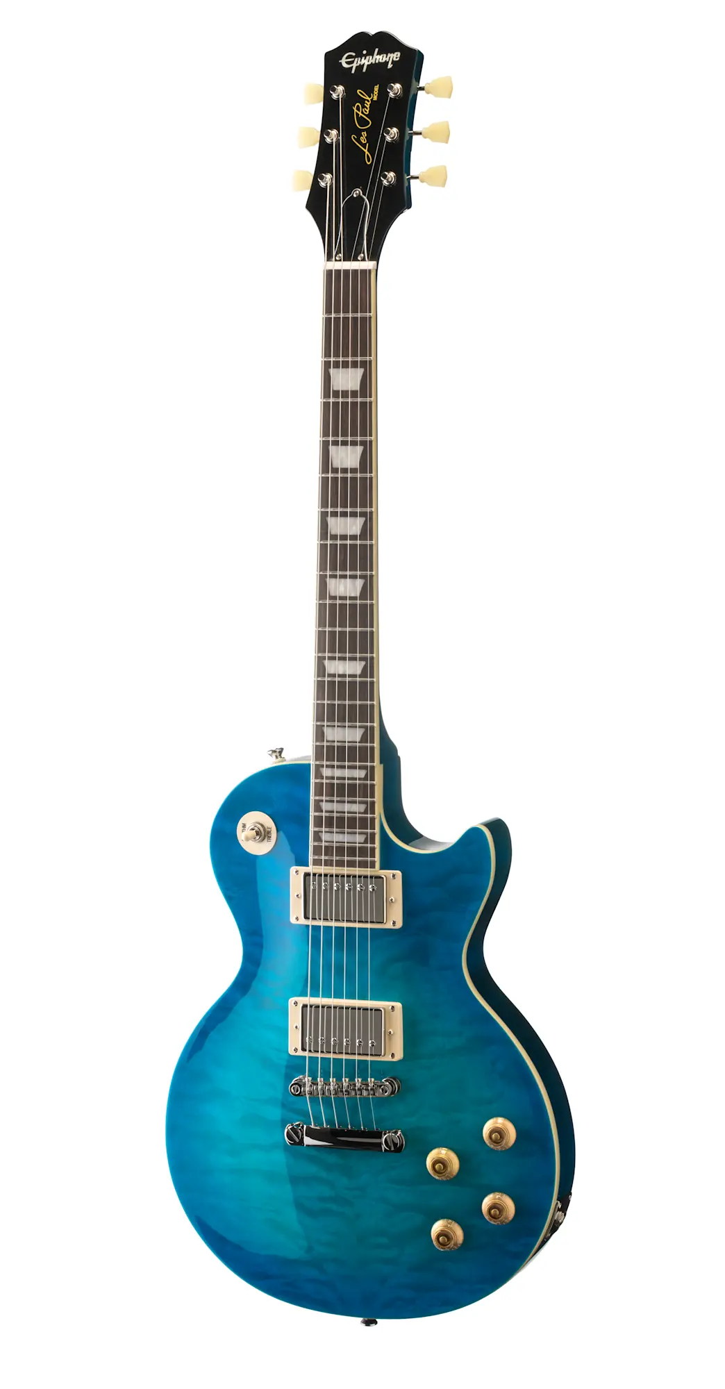 Epiphone Goryo Yuto Les Paul Standard - Quilt Top, Blue Burst 2 Epiphone Goryo Yuto Les Paul Standard - Quilt Top, Blue Burst