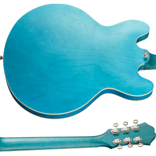 Epiphone Casino, Worn Blue Denim 6 Epiphone Casino, Worn Blue Denim