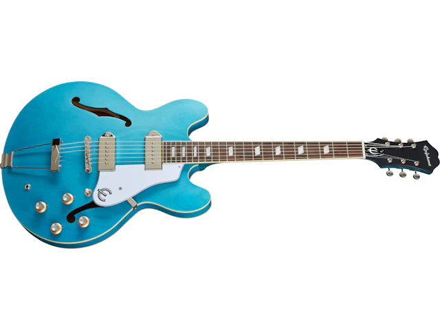 Epiphone Casino, Worn Blue Denim 7 Epiphone Casino, Worn Blue Denim