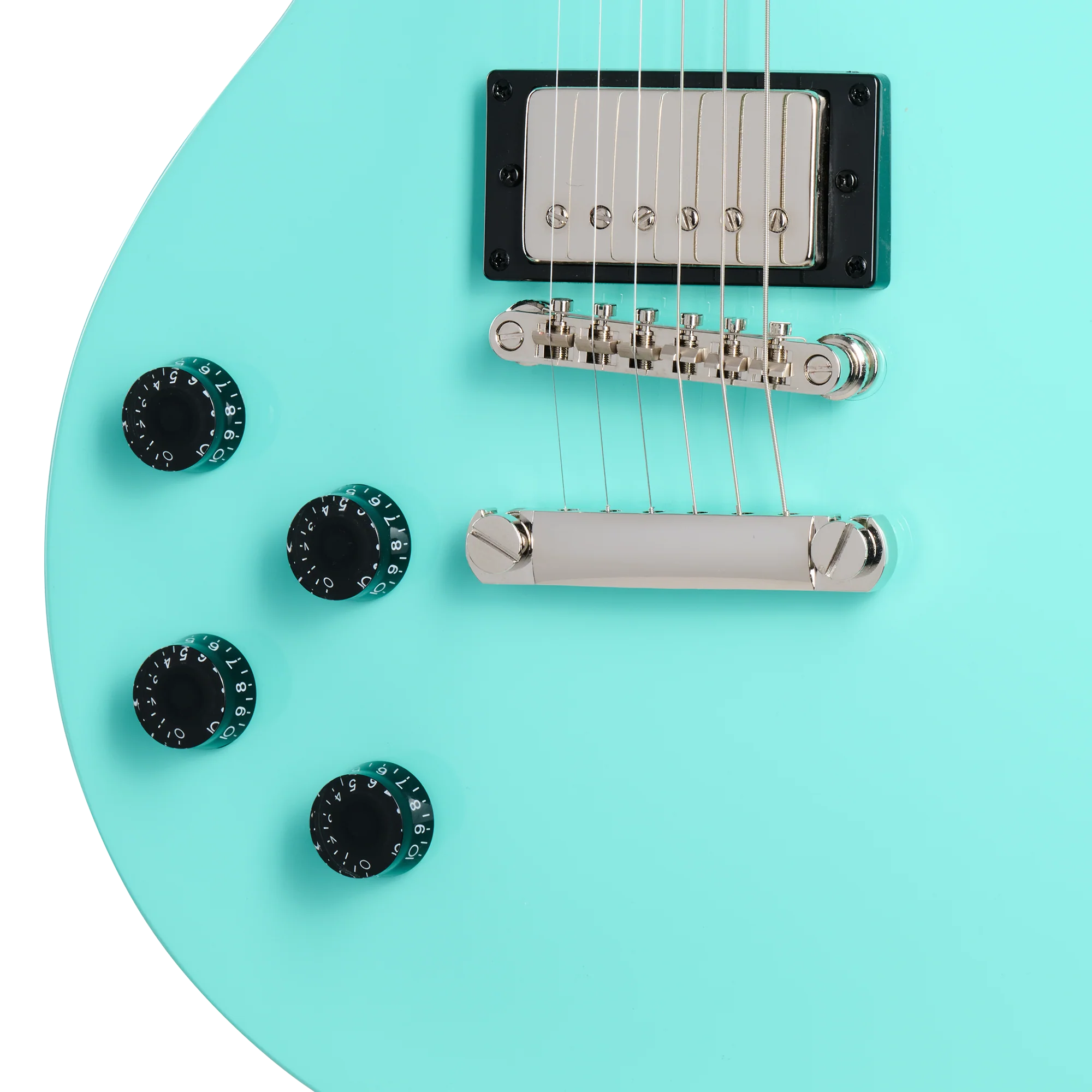 Epiphone Les Paul Tribute, Left-Handed, Aqua, Exclusive 5 Epiphone Les Paul Tribute, Left-Handed, Aqua, Exclusive