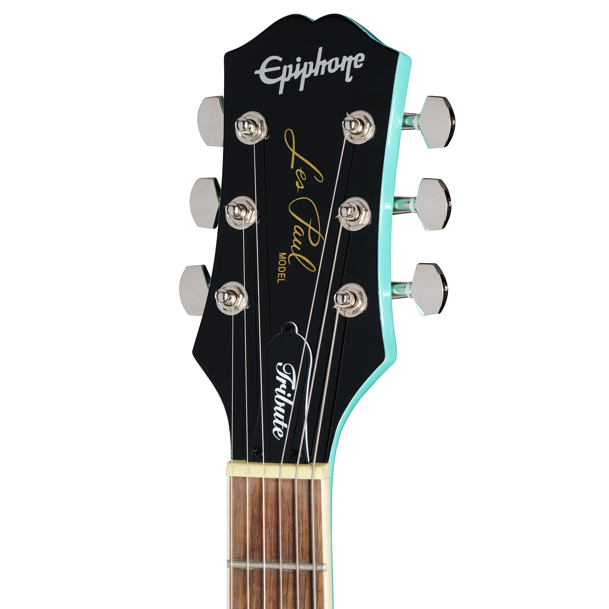 Epiphone Les Paul Tribute, Left-Handed, Aqua, Exclusive 6 Epiphone Les Paul Tribute, Left-Handed, Aqua, Exclusive