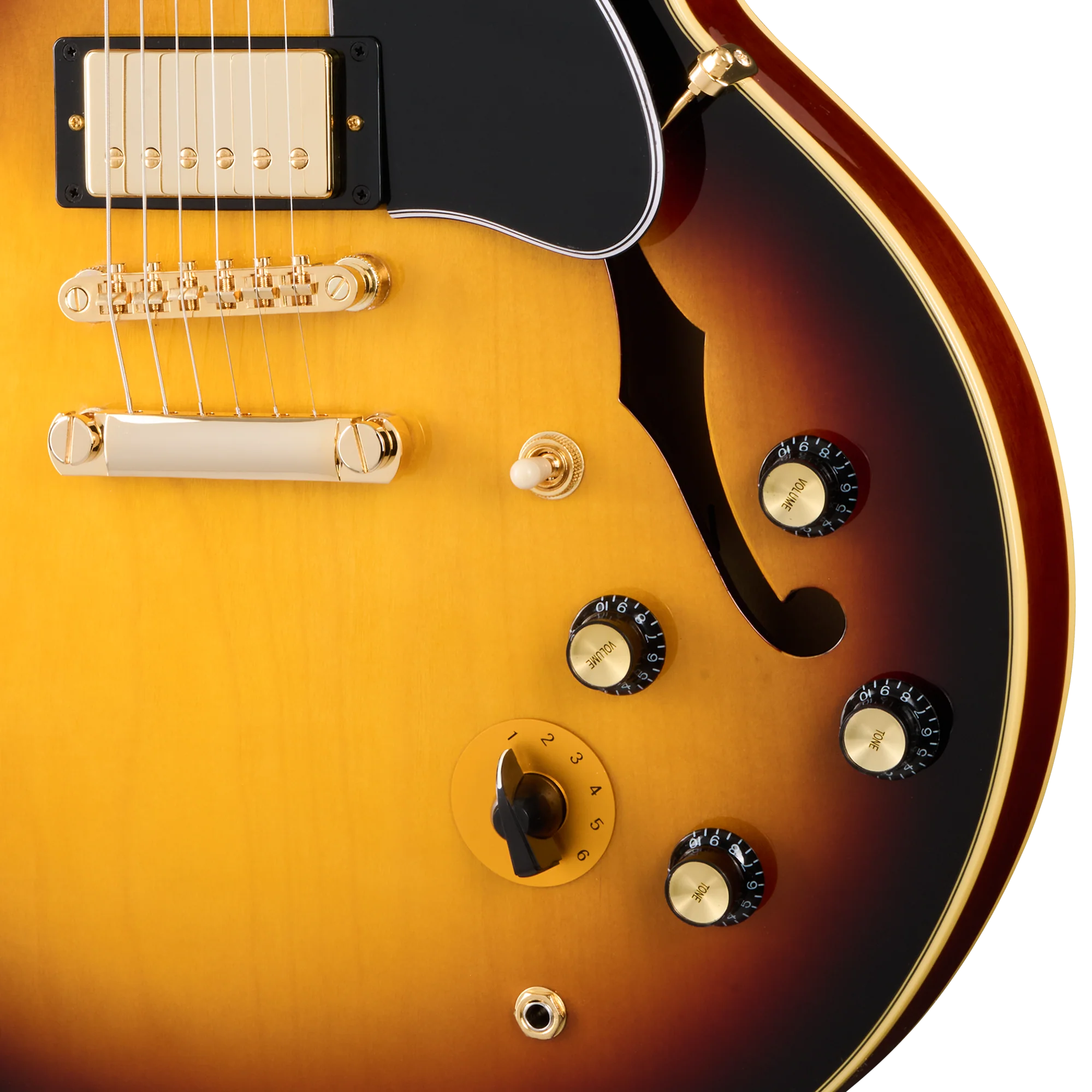Epiphone ES-345, Tri-Burst, Exclusive 7 Epiphone ES-345, Tri-Burst, Exclusive