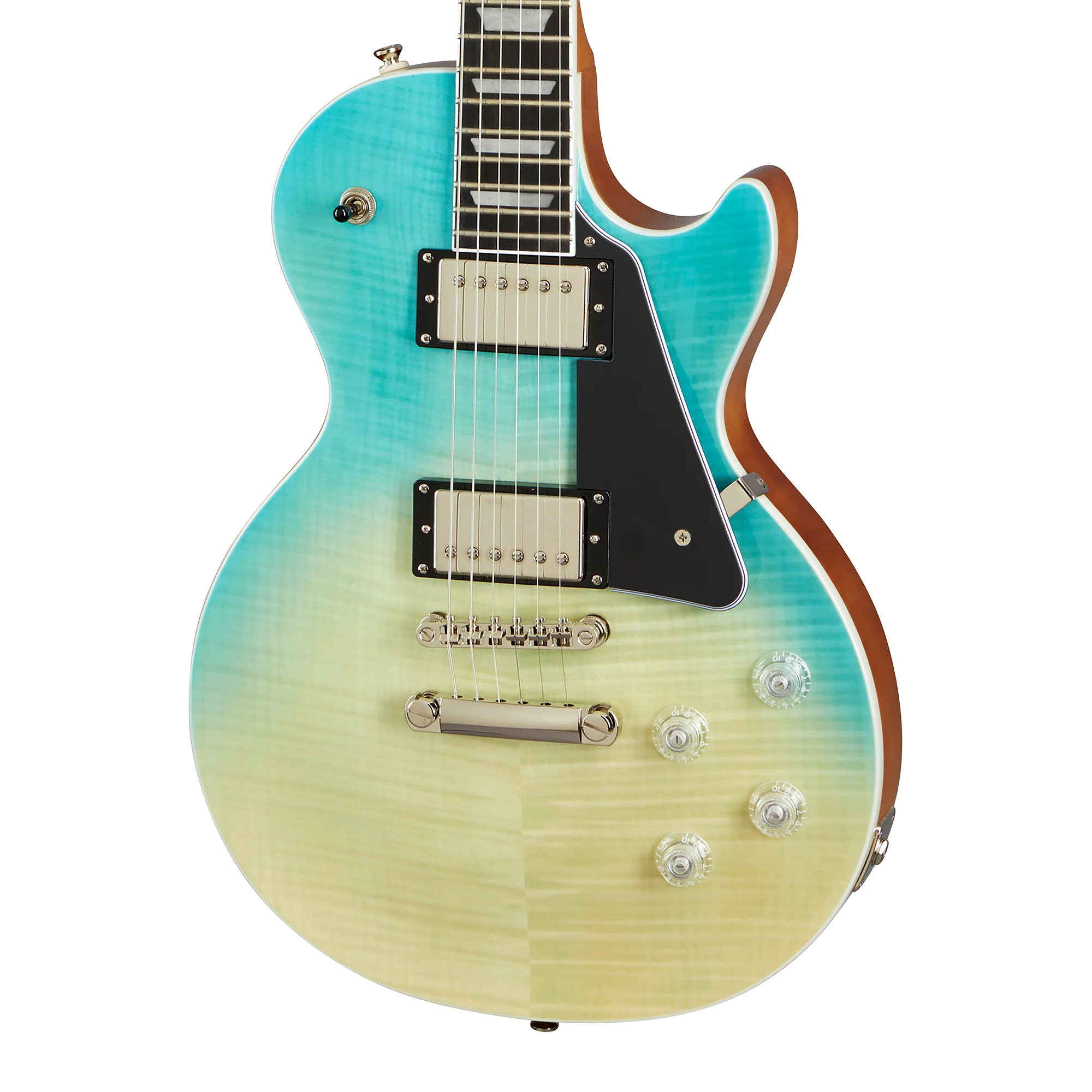 Epiphone Les Paul Modern Figured, Caribbean Blue Fade