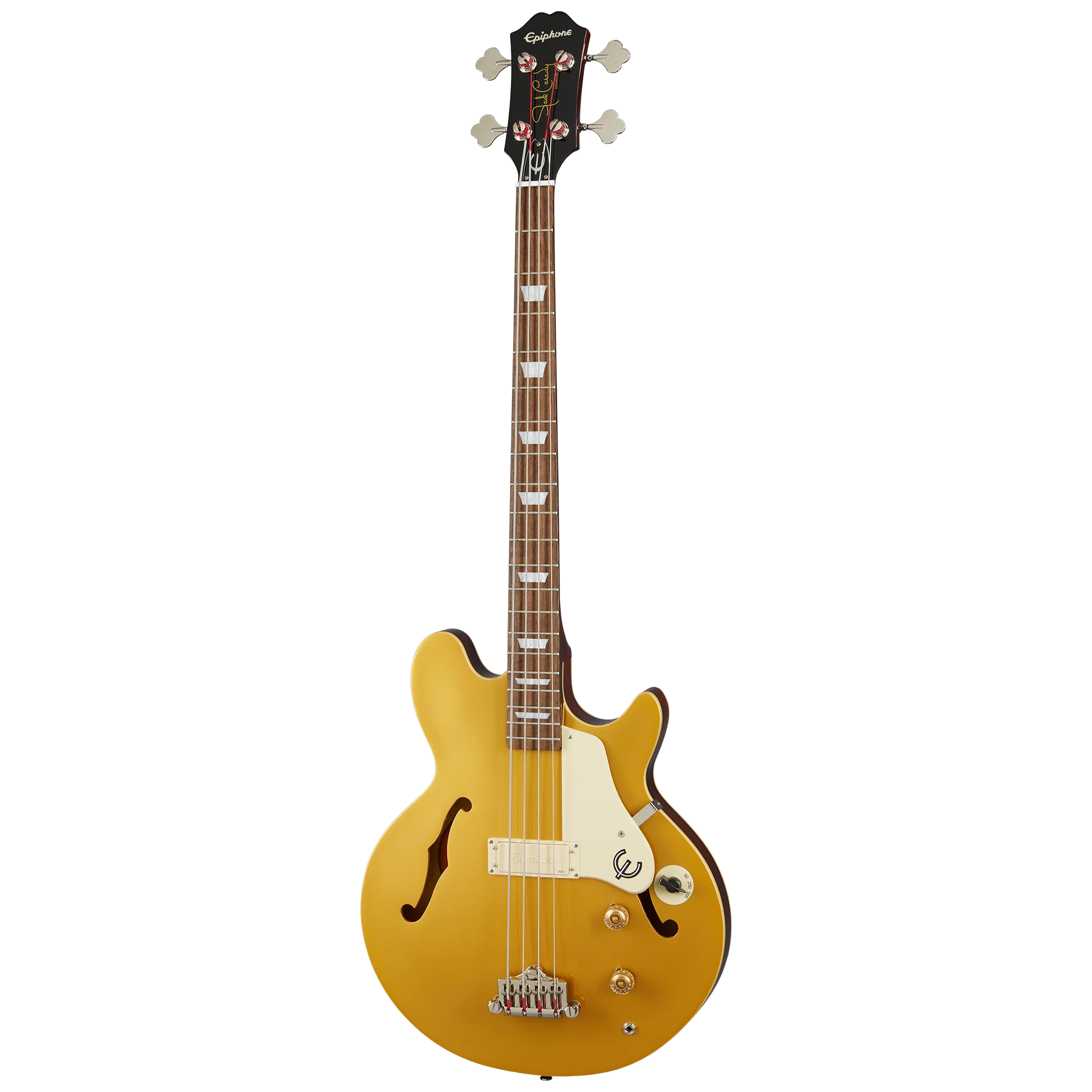 Epiphone Jack Casady Bass, Metallic Gold 3 Epiphone Jack Casady Bass, Metallic Gold