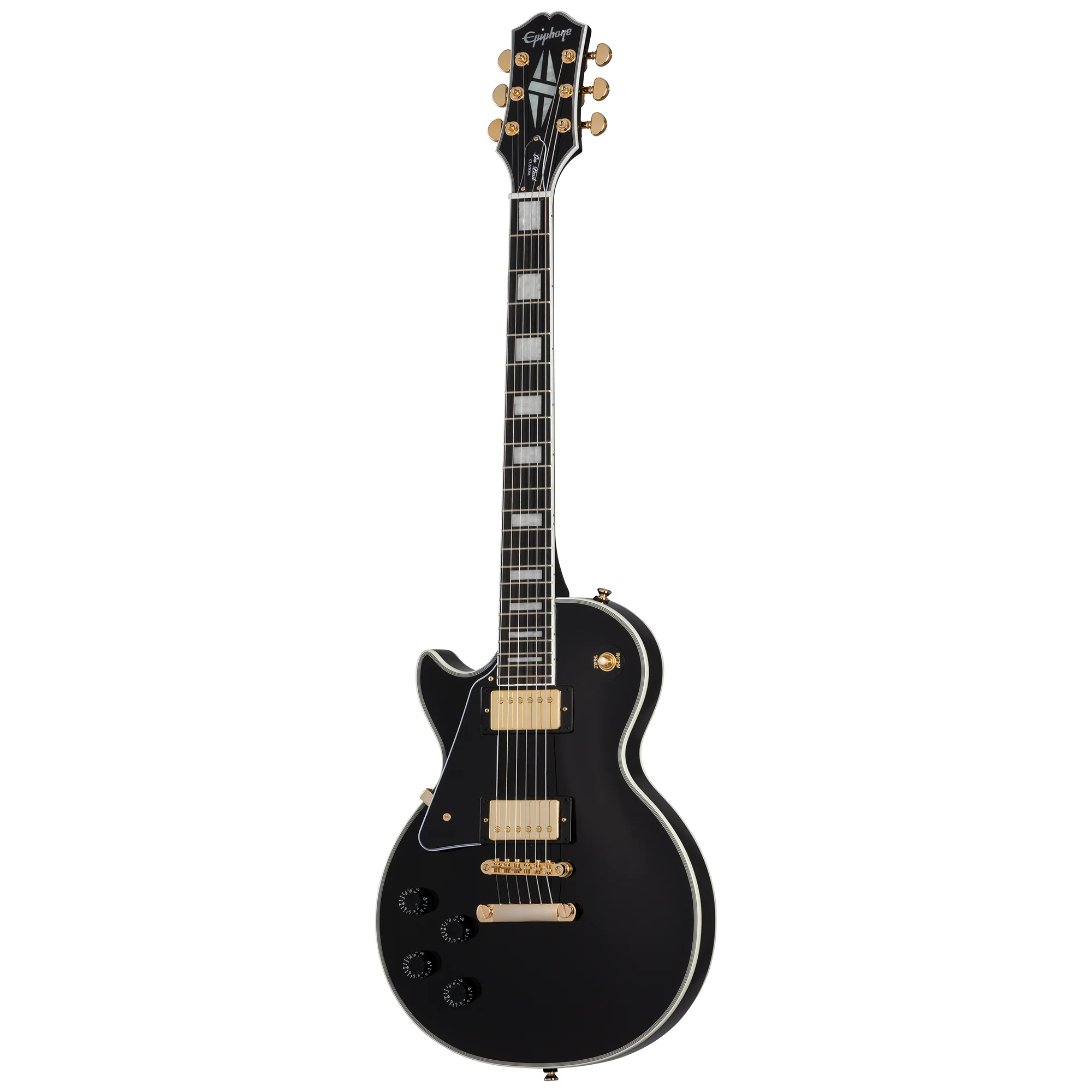 Epiphone Les Paul Custom, Left-Handed, Ebony 3 Epiphone Les Paul Custom, Left-Handed, Ebony