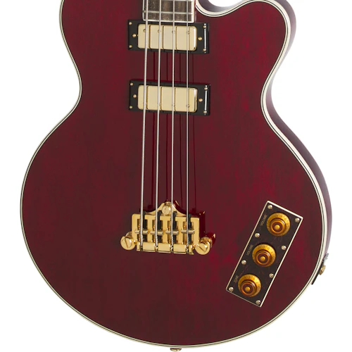 Epiphone Allen Woody Rumblekat Bass, Wine Red