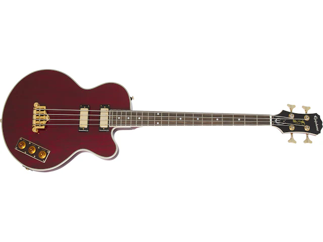 Epiphone Allen Woody Rumblekat Bass, Wine Red 5 Epiphone Allen Woody Rumblekat Bass, Wine Red
