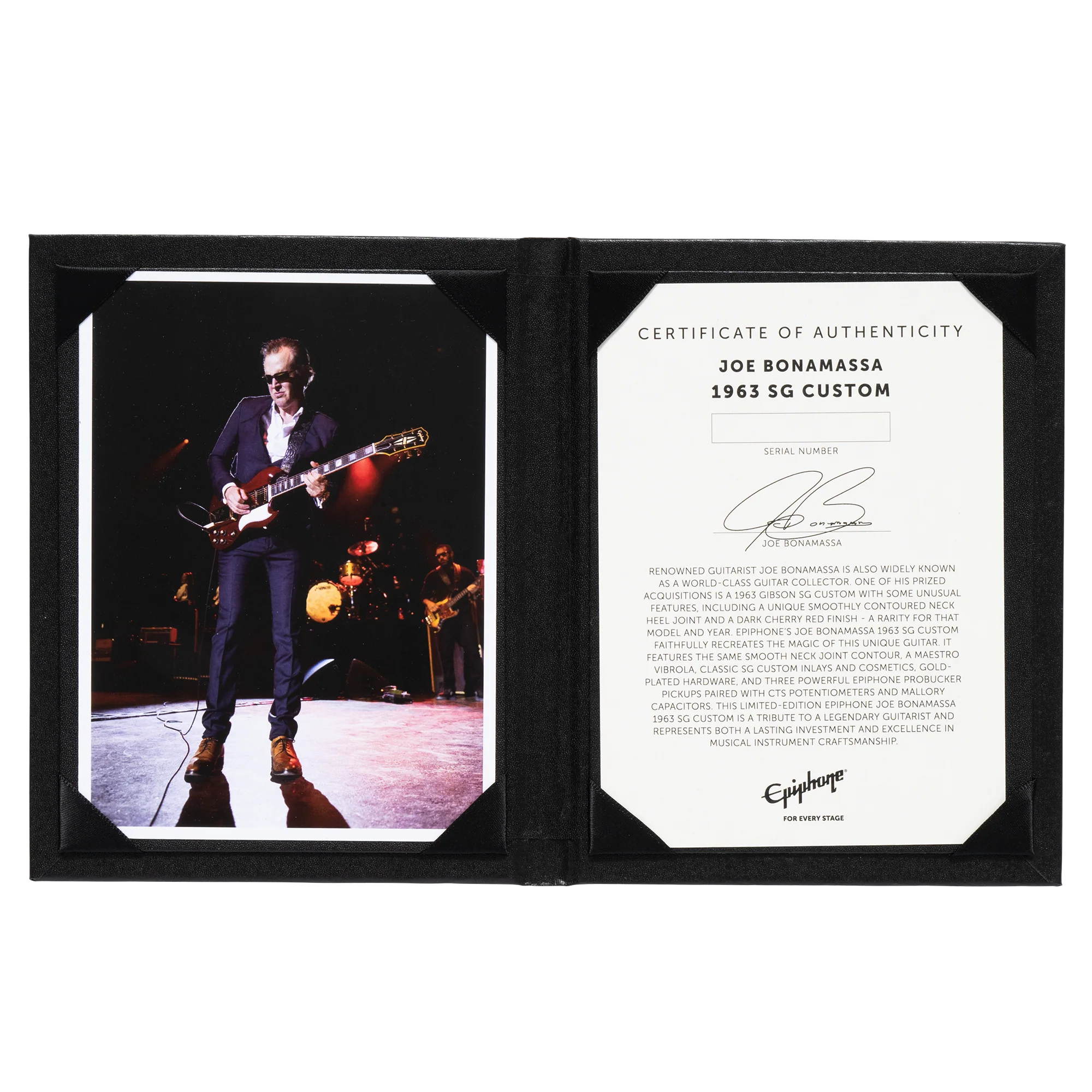 Epiphone Joe Bonamassa 1963 SG Custom, Dark Wine Red 12 Epiphone Joe Bonamassa 1963 SG Custom, Dark Wine Red