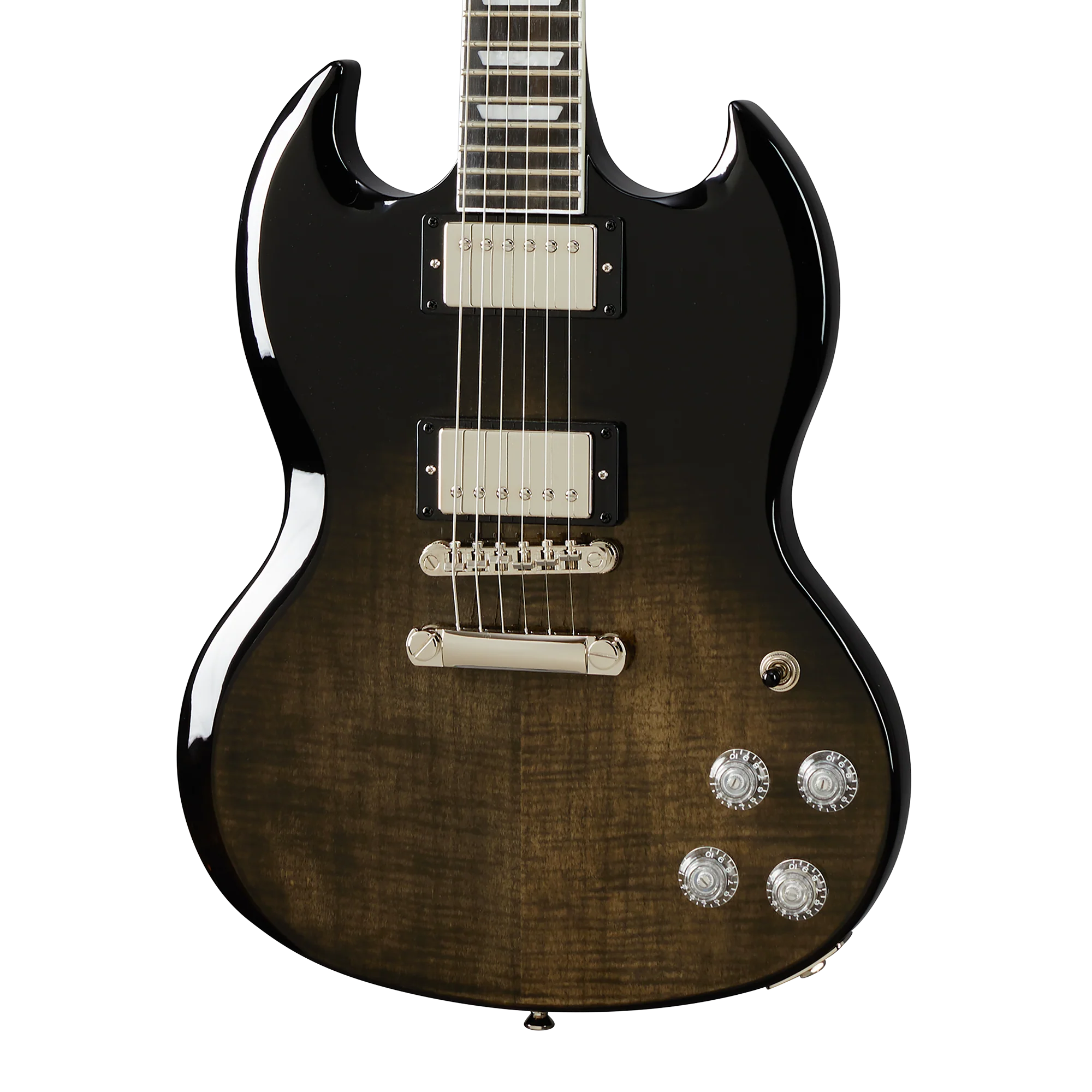 Epiphone SG Modern Figured, Trans Black Fade