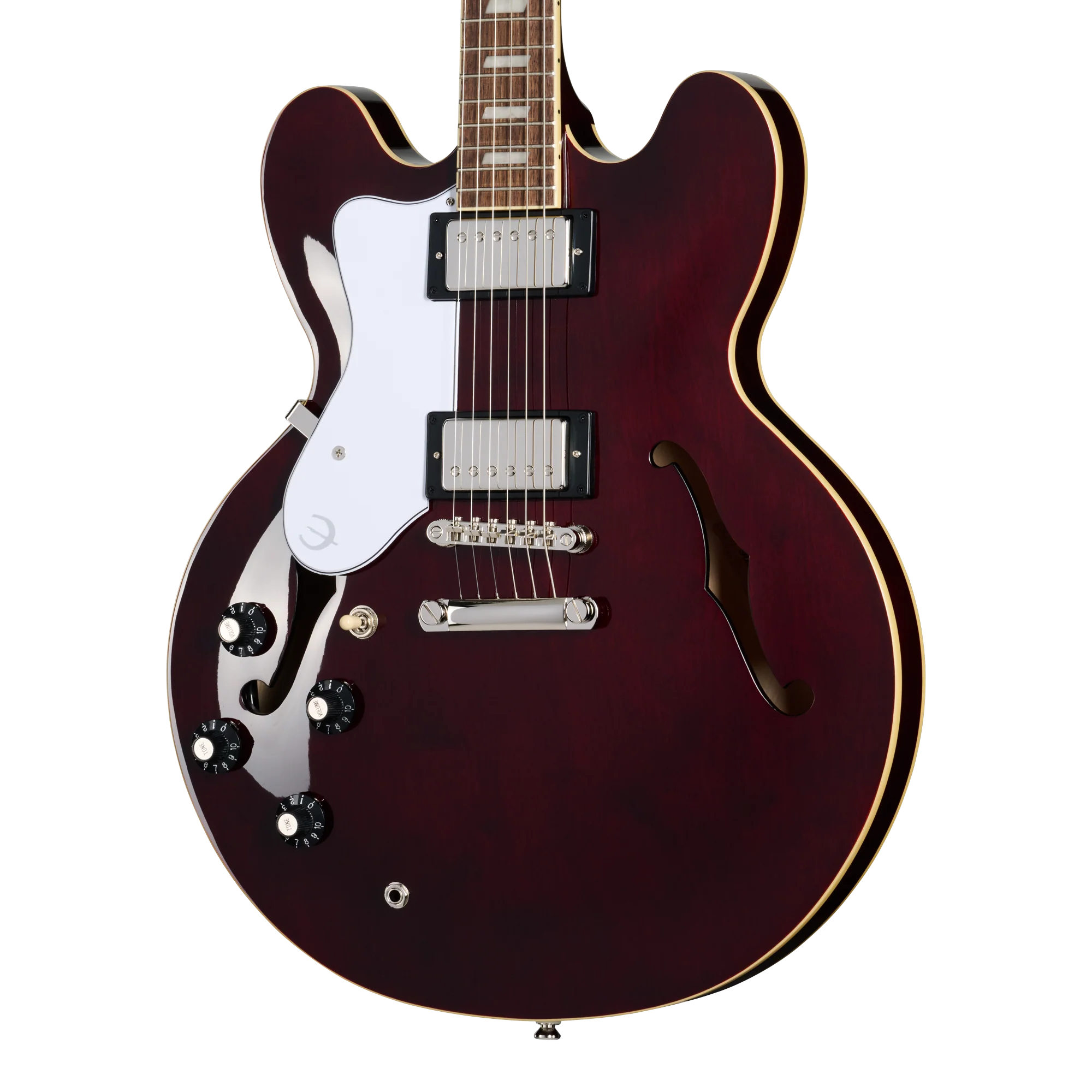 Epiphone Noel Gallagher Riviera, Left-Handed, Dark Wine Red