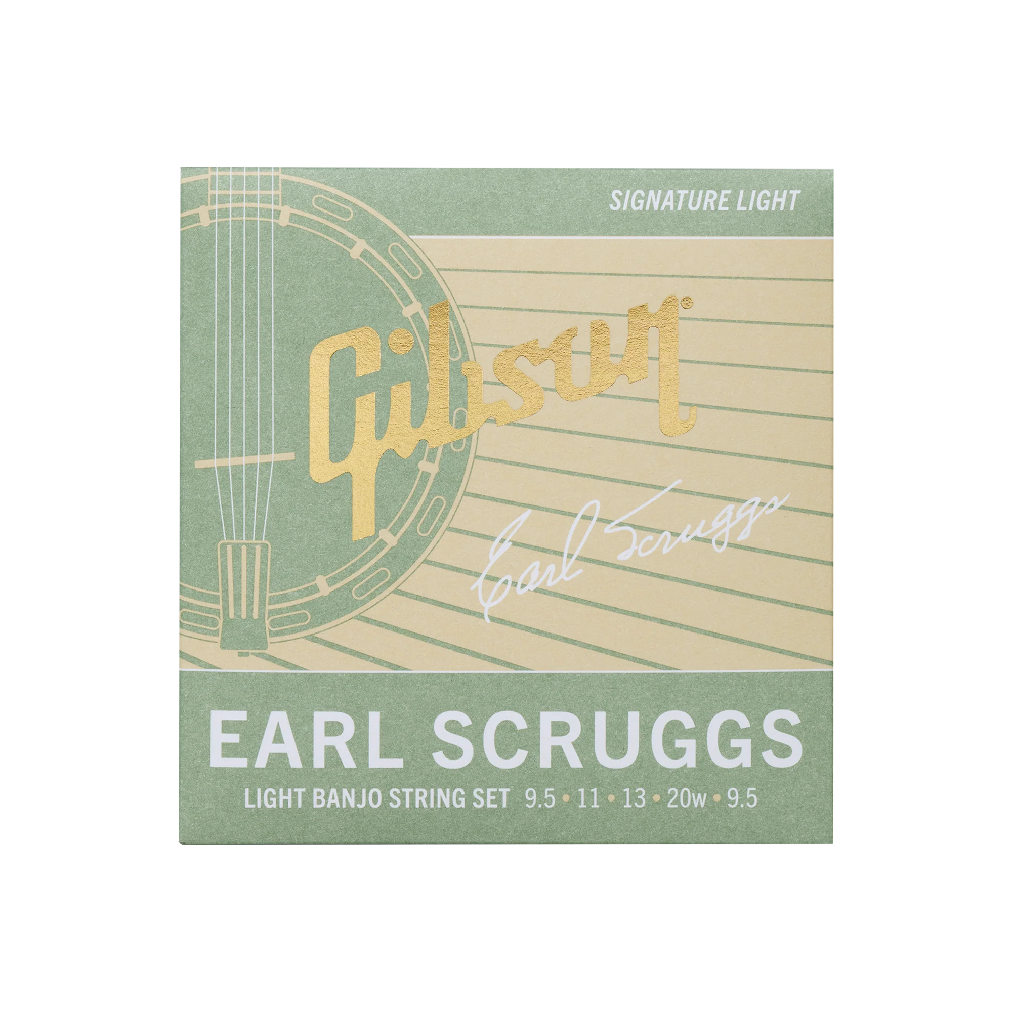 Gibson Earl Scruggs Banjo String Set, Signature Light Gauge