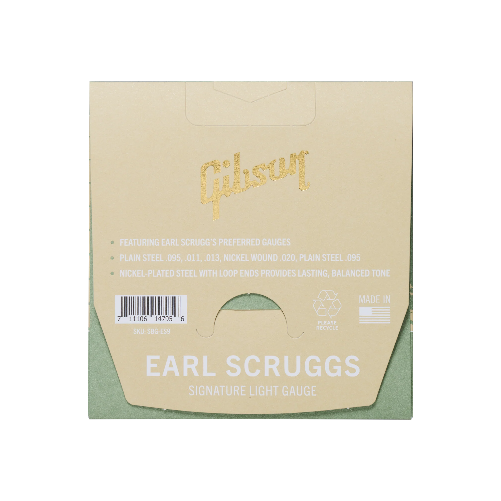 Gibson Earl Scruggs Banjo String Set, Signature Light Gauge 2 Gibson Earl Scruggs Banjo String Set, Signature Light Gauge