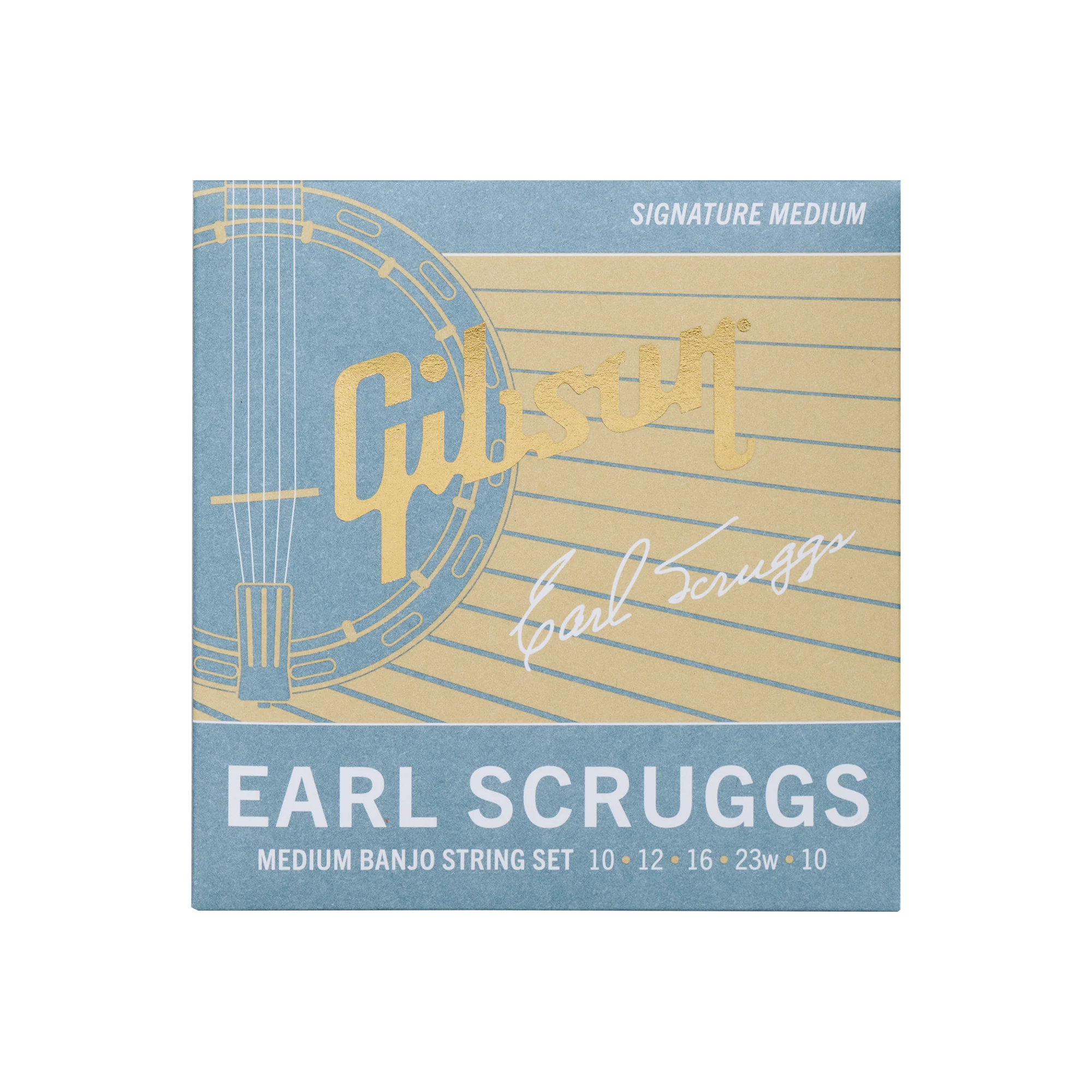 Gibson Earl Scruggs Banjo String Set, Signature Medium Gauge