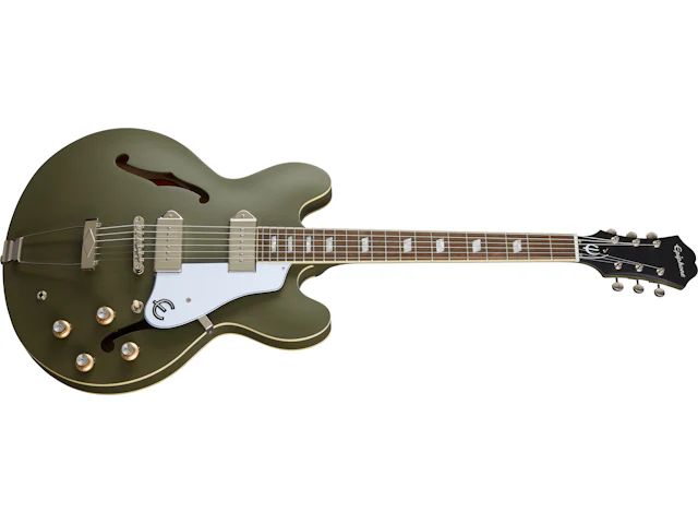 Epiphone Casino, Worn Olive Drab 7 Epiphone Casino, Worn Olive Drab