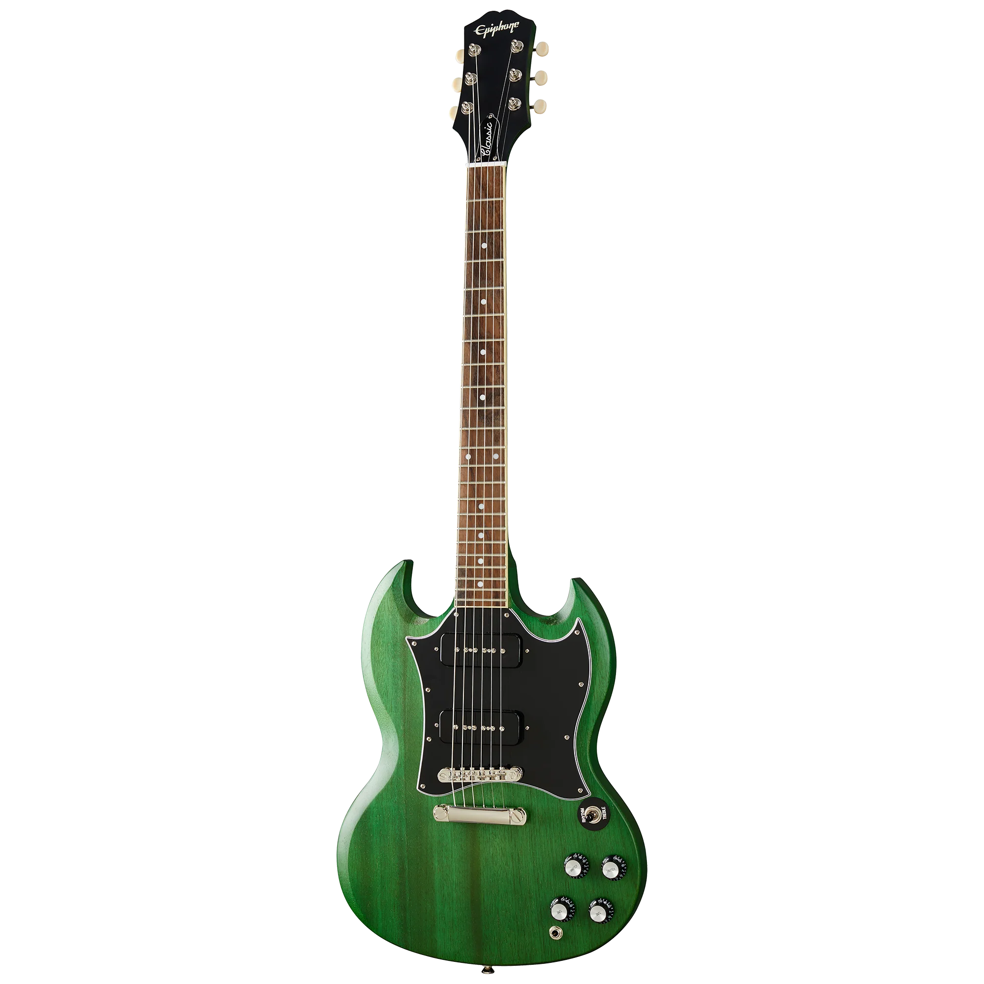 Epiphone SG Classic P-90s, Worn Inverness Green 3 Epiphone SG Classic P-90s, Worn Inverness Green