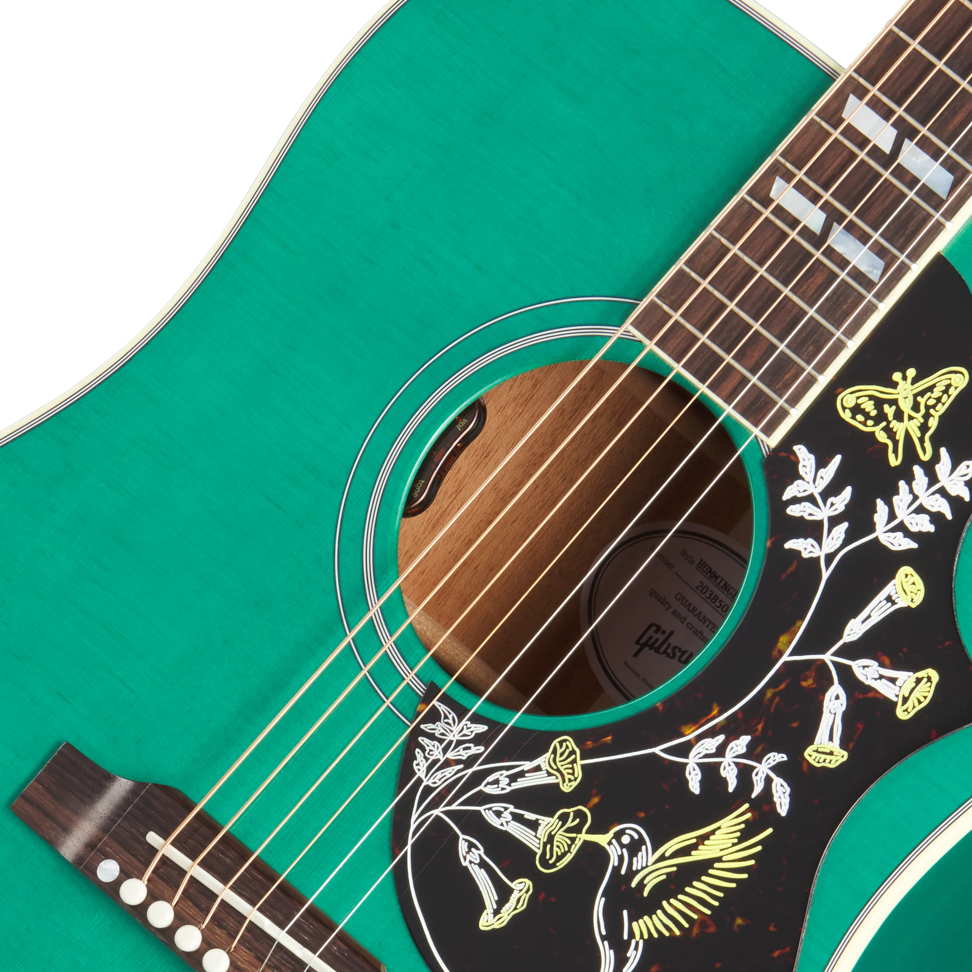 Gibson Hummingbird Standard, Translucent Teal 7 Gibson Hummingbird Standard, Translucent Teal