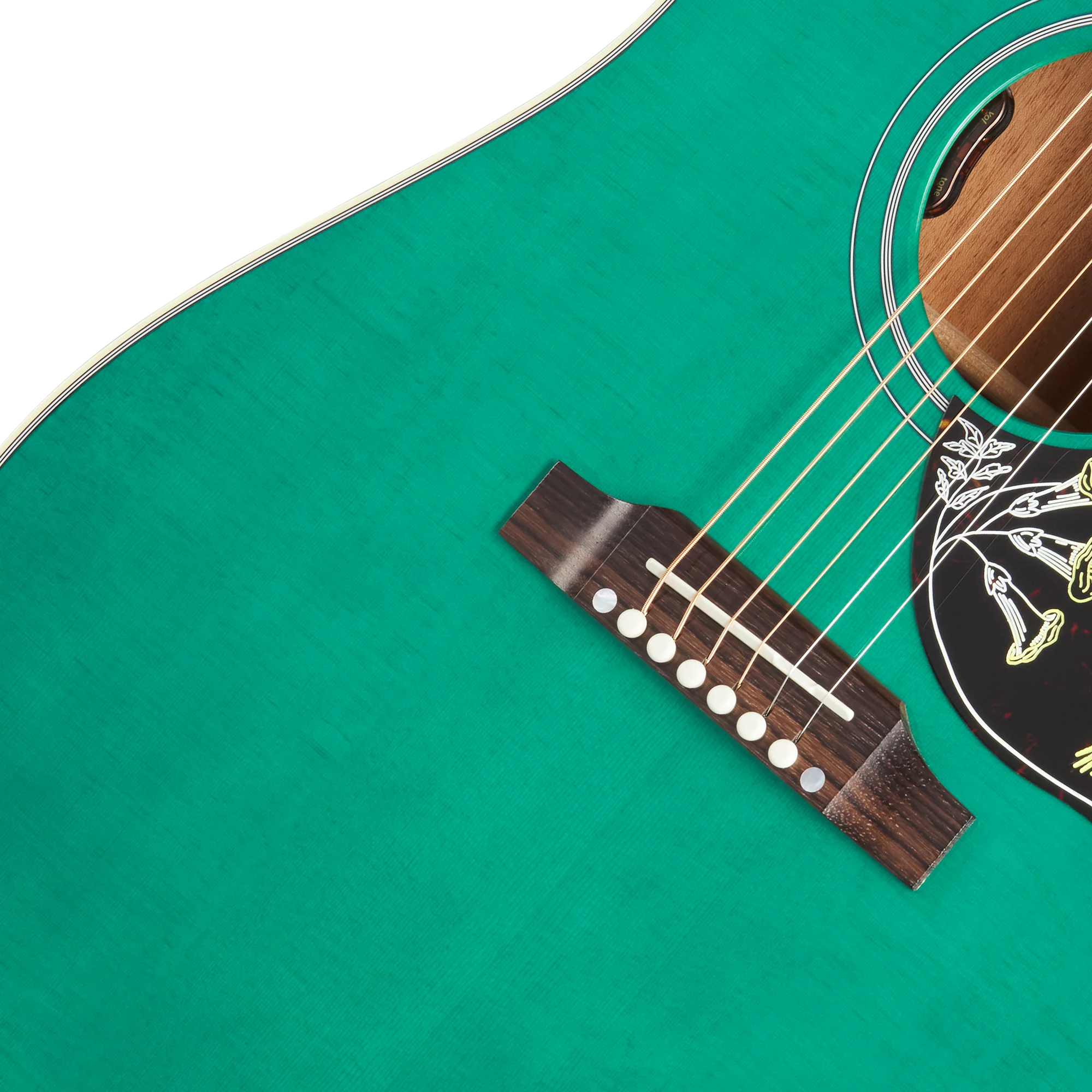 Gibson Hummingbird Standard, Translucent Teal 8 Gibson Hummingbird Standard, Translucent Teal