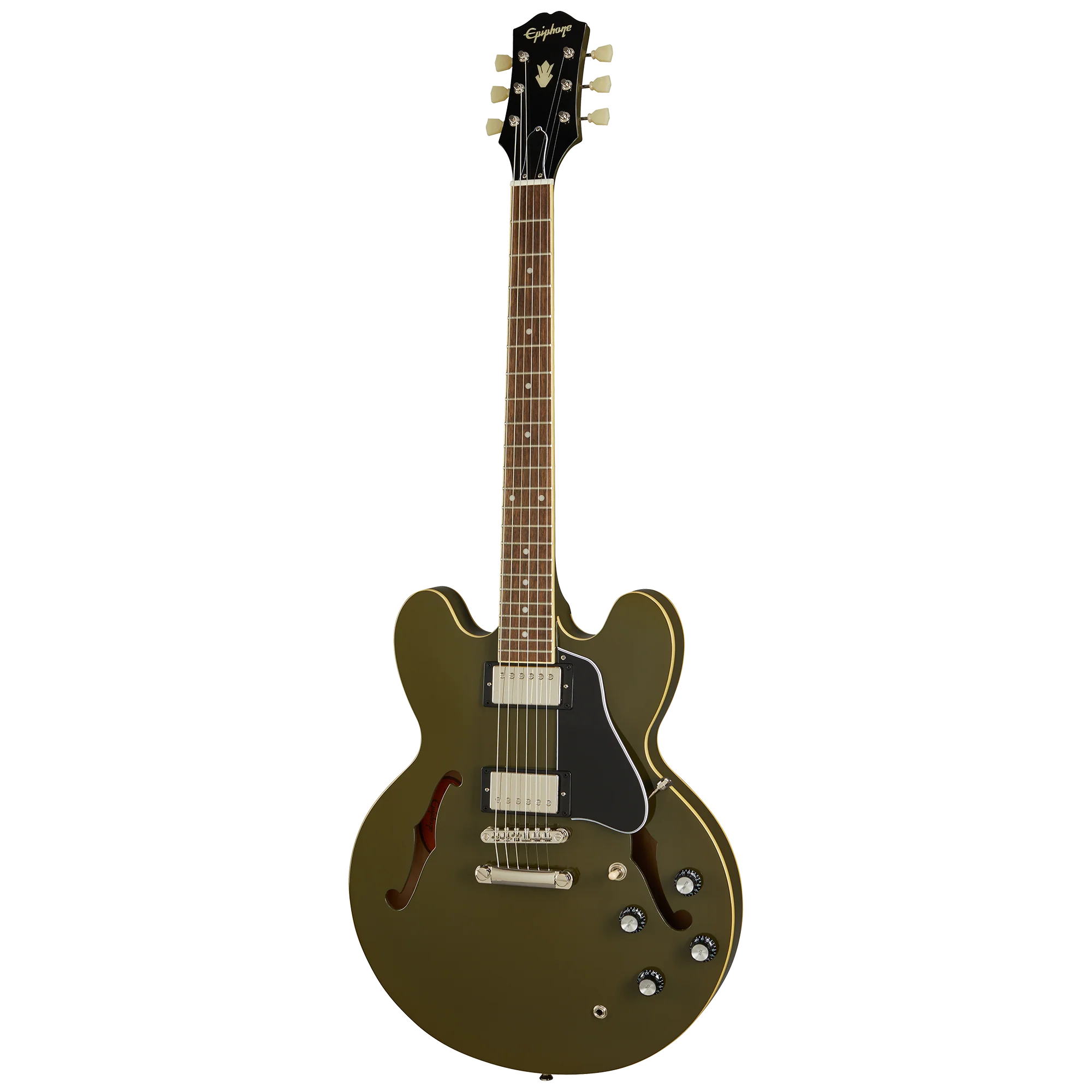 Epiphone ES-335, Olive Drab 3 Epiphone ES-335, Olive Drab