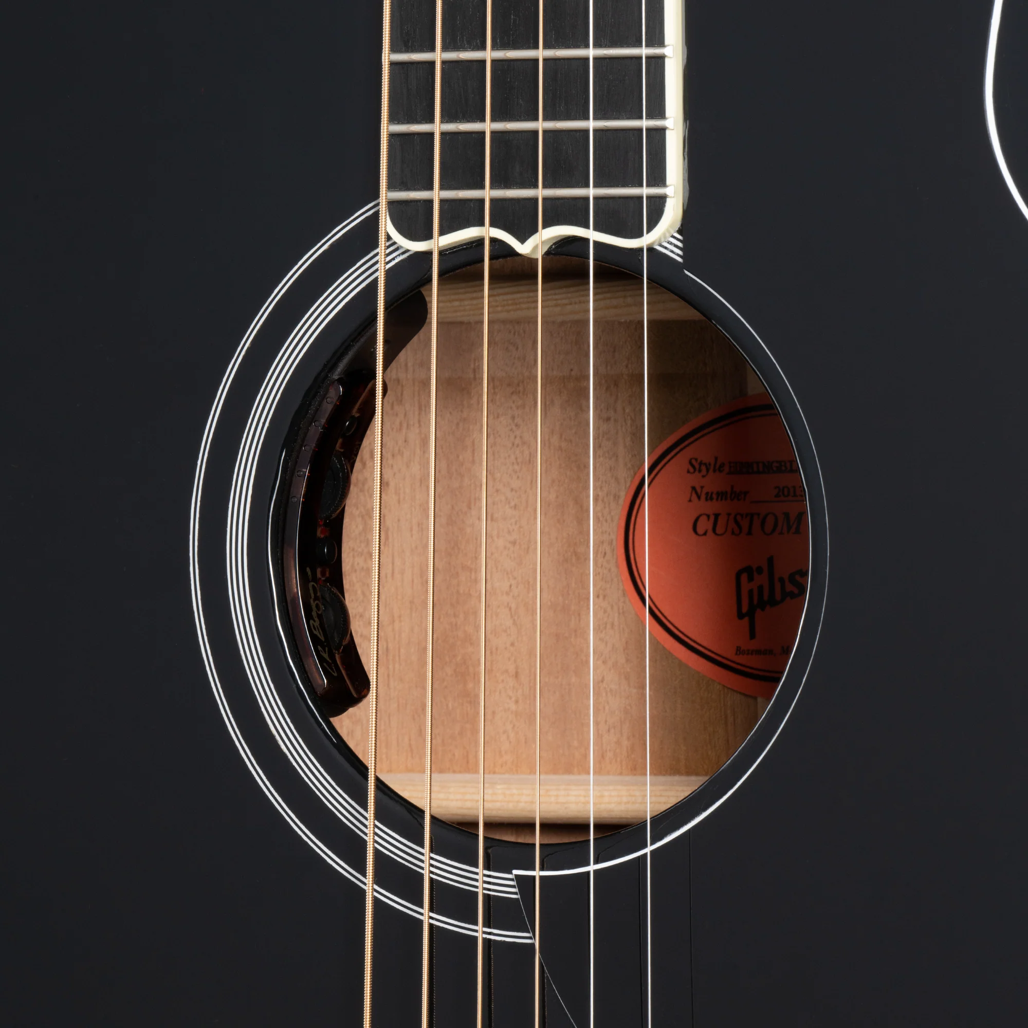 Gibson Custom Hummingbird Custom, Ebony 7 Gibson Custom Hummingbird Custom, Ebony