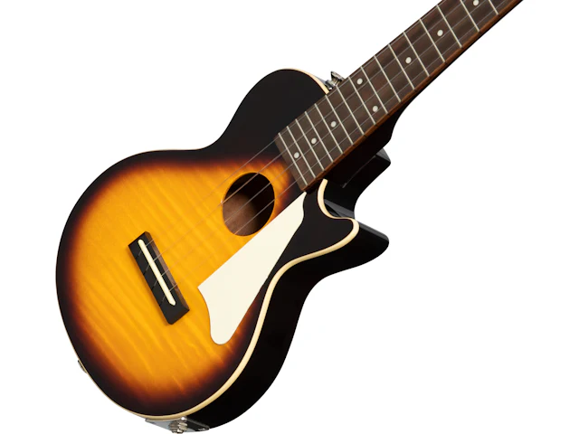 Epiphone Les Paul Concert Ukulele, Vintage Sunburst 10 Epiphone Les Paul Concert Ukulele, Vintage Sunburst