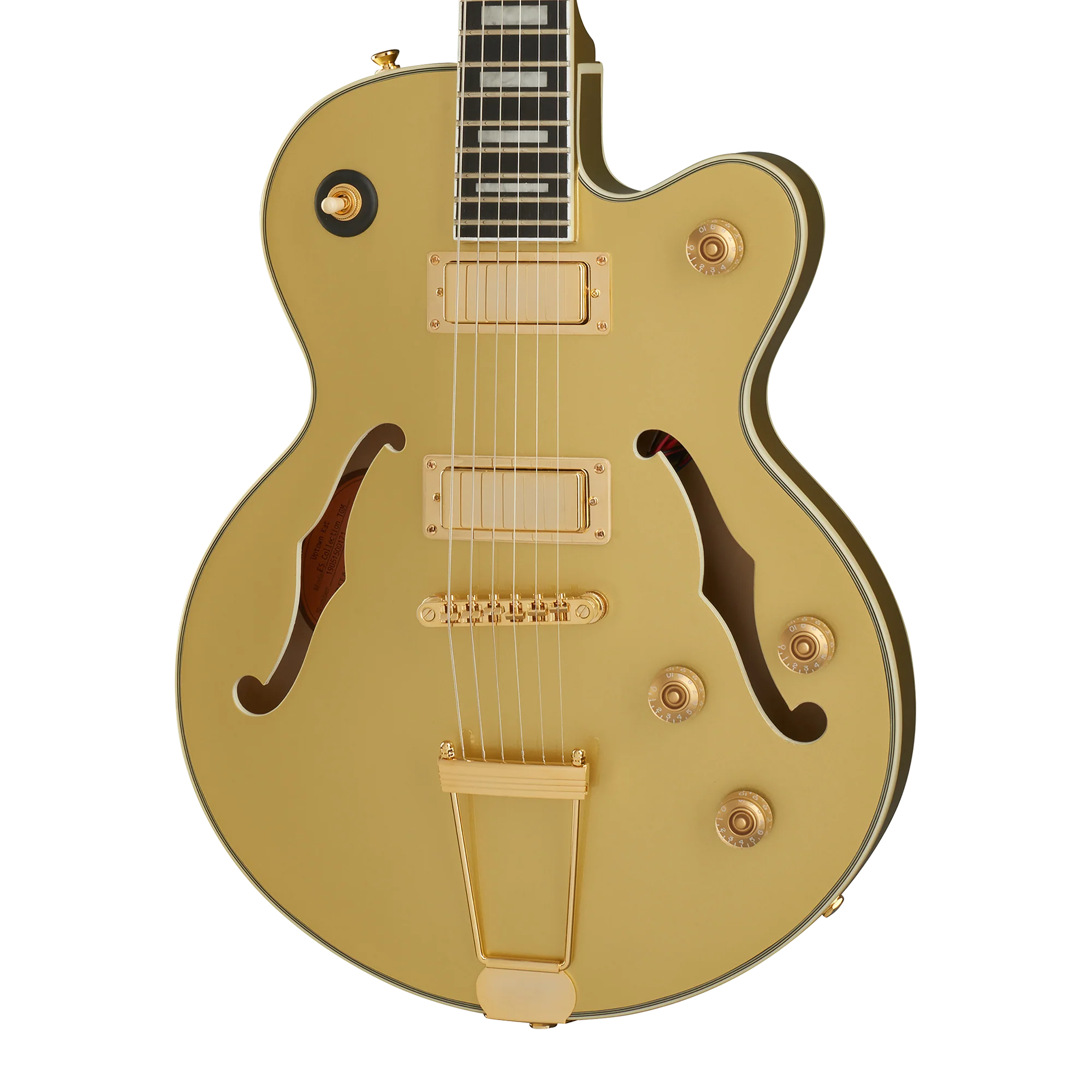 Epiphone Uptown Kat ES, Topaz Gold Metallic 1 Epiphone Uptown Kat ES, Topaz Gold Metallic