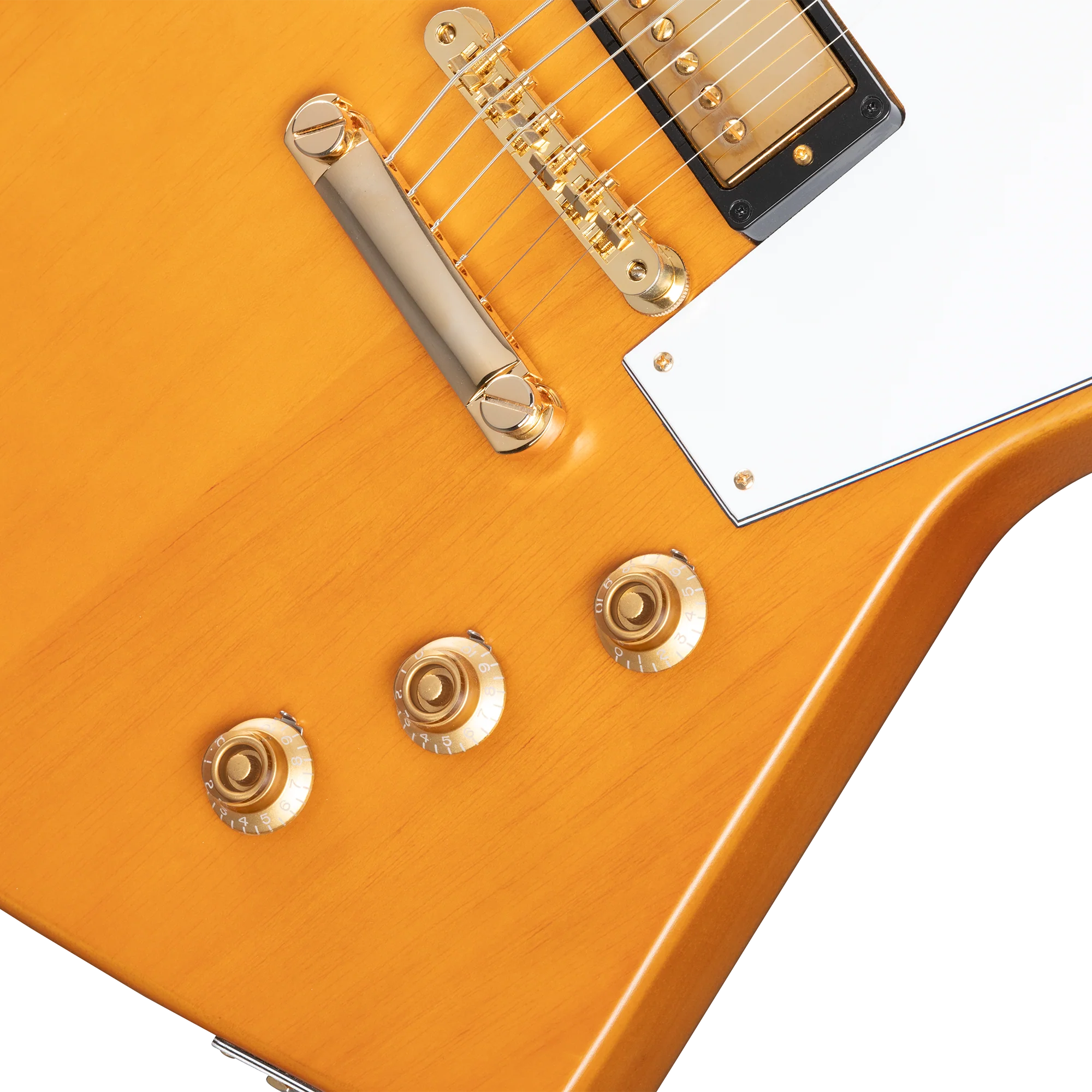 Epiphone IGC 1958 Korina Explorer (White Pickguard), Aged Natural 10 Epiphone IGC 1958 Korina Explorer (White Pickguard), Aged Natural