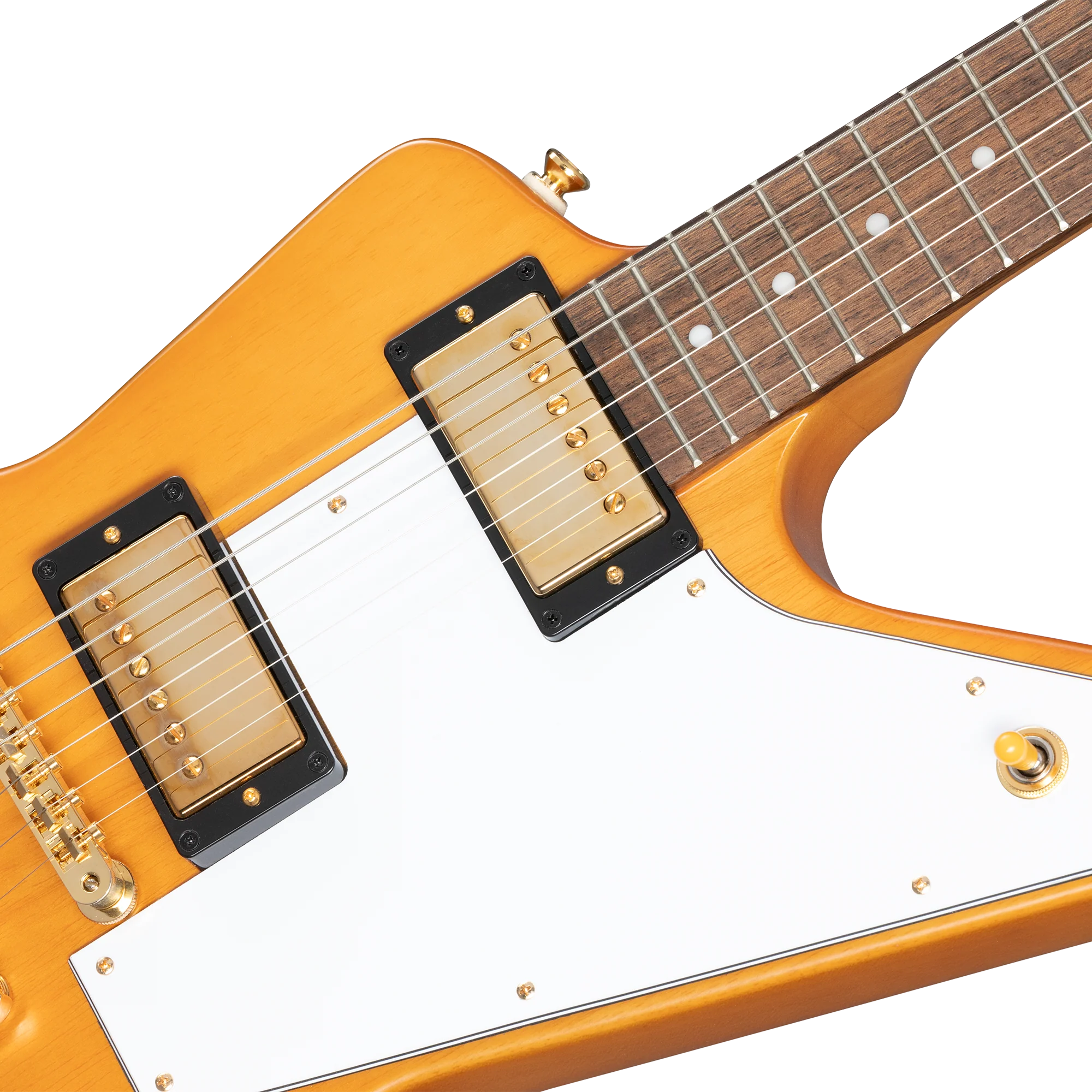 Epiphone IGC 1958 Korina Explorer (White Pickguard), Aged Natural 9 Epiphone IGC 1958 Korina Explorer (White Pickguard), Aged Natural