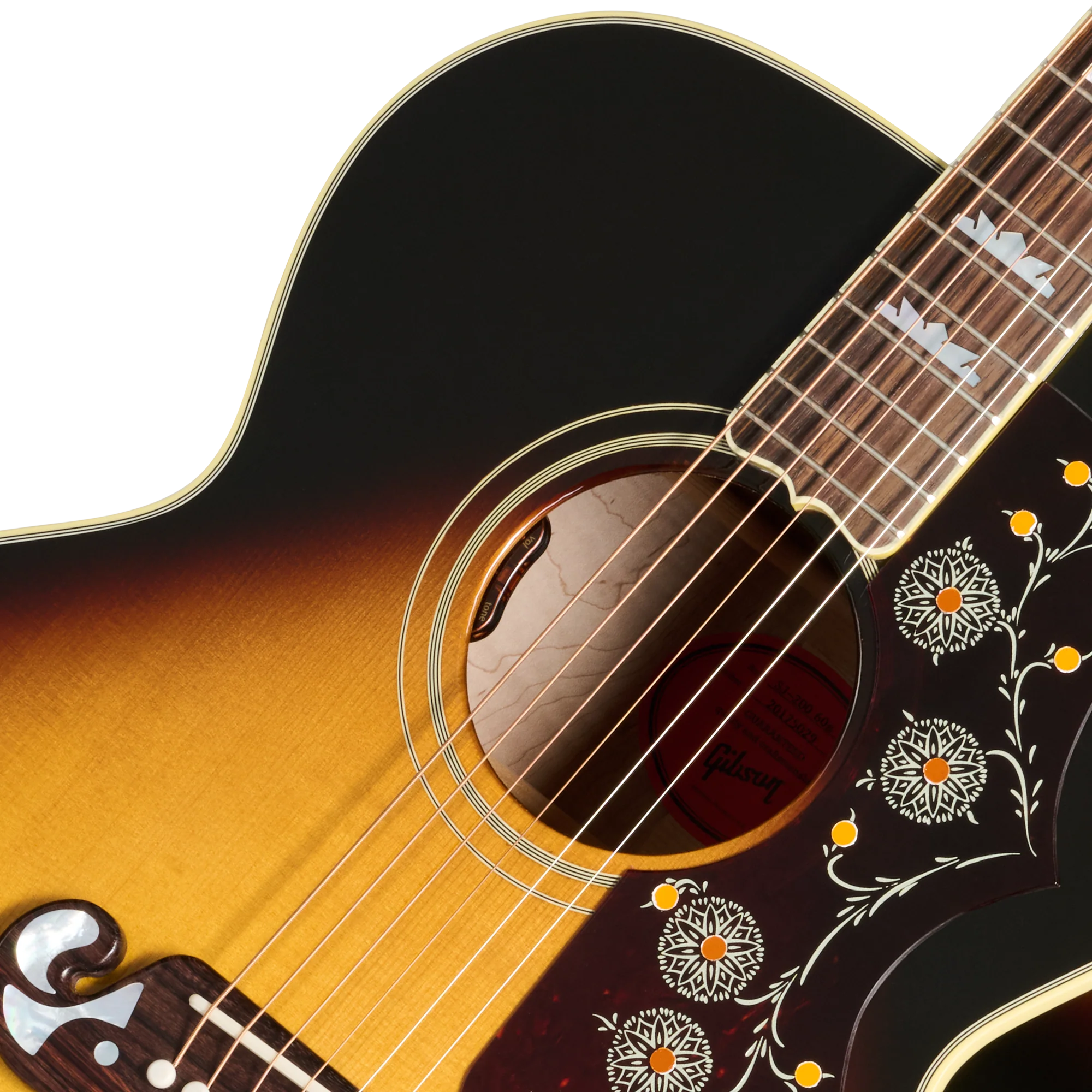 Gibson SJ-200 60s Original, Vintage Sunburst 7 Gibson SJ-200 60s Original, Vintage Sunburst