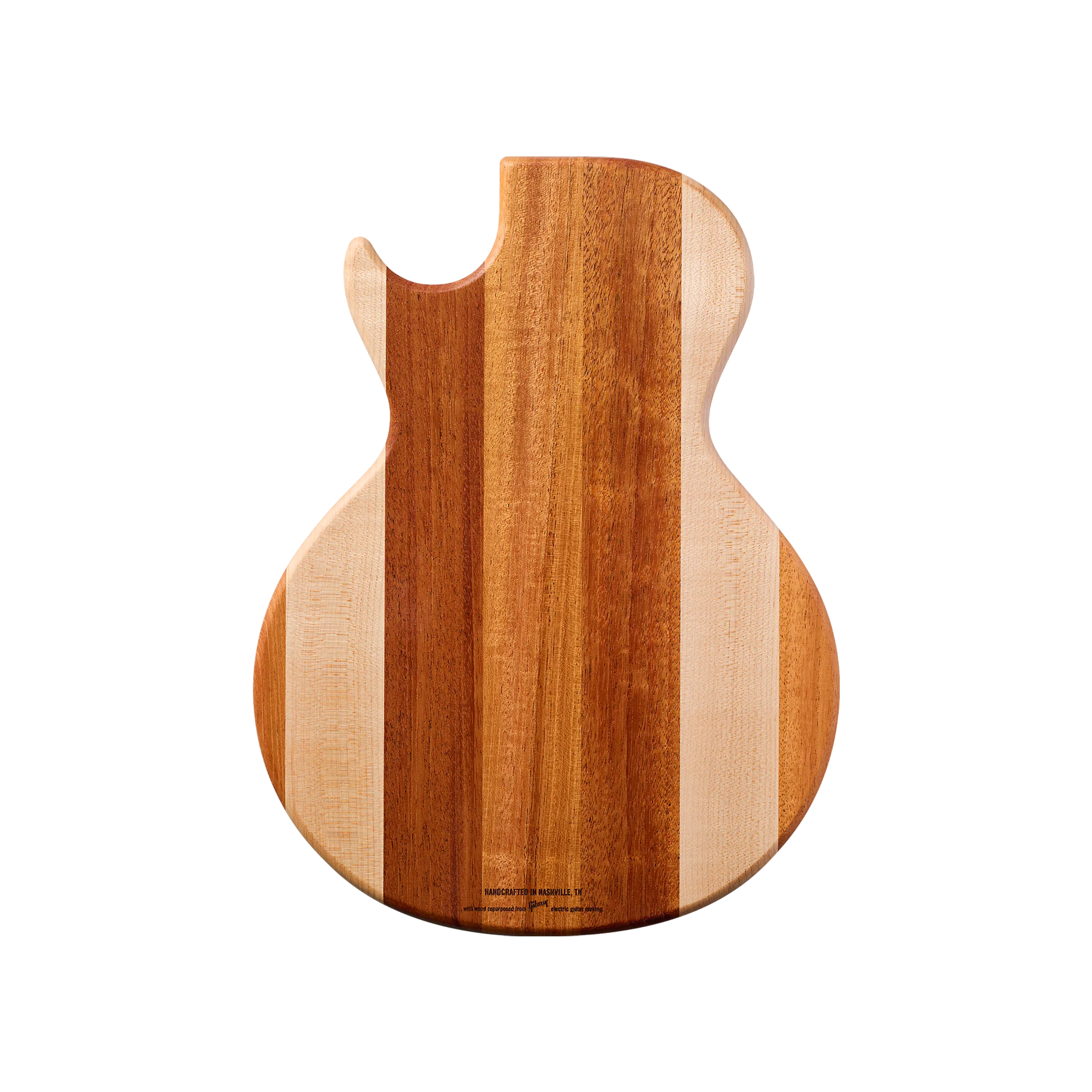 Gibson Multi-Wood Les Paul Cutting Board, Face Grain, Exclusive 2 Gibson Multi-Wood Les Paul Cutting Board, Face Grain, Exclusive