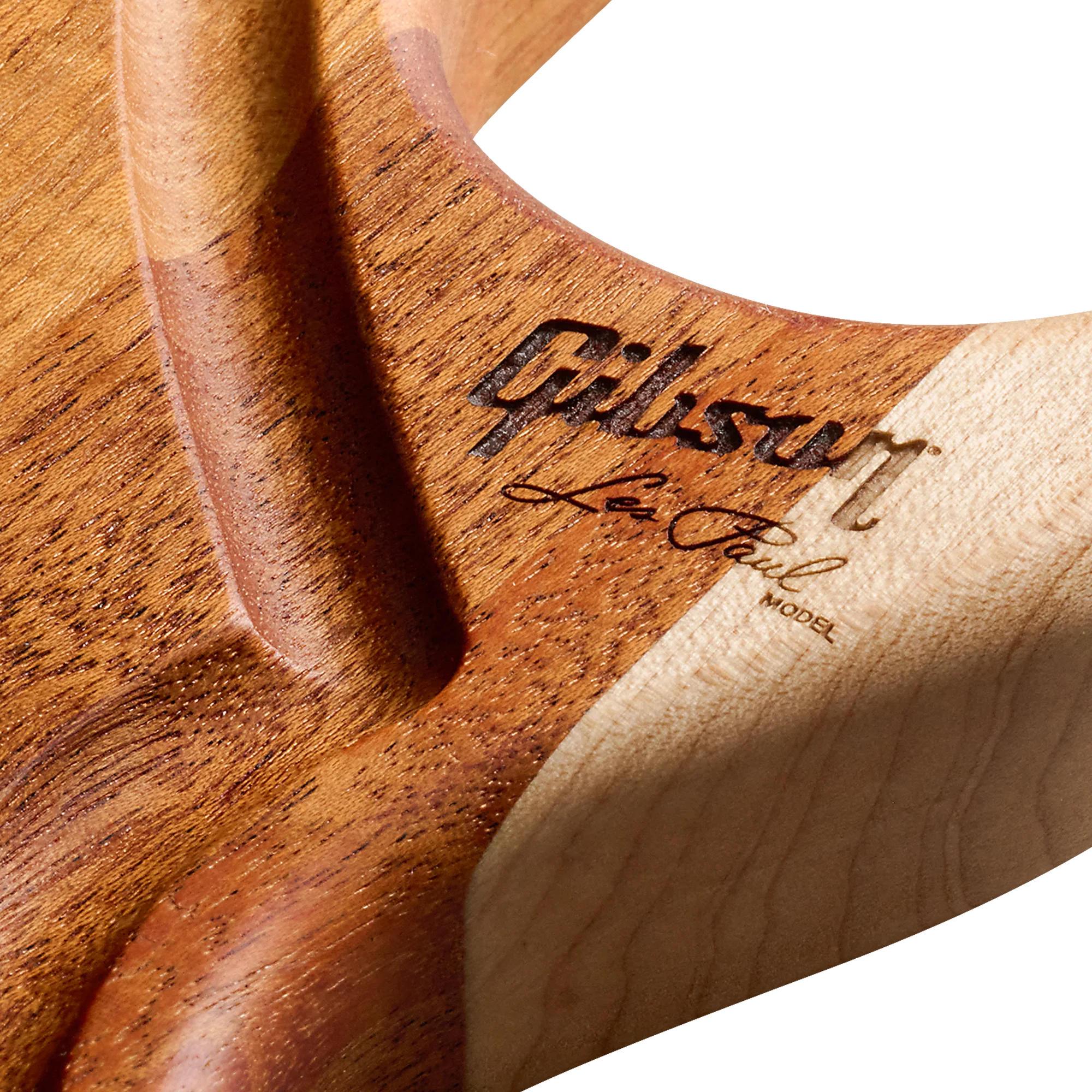 Gibson Multi-Wood Les Paul Cutting Board, Face Grain, Exclusive 3 Gibson Multi-Wood Les Paul Cutting Board, Face Grain, Exclusive