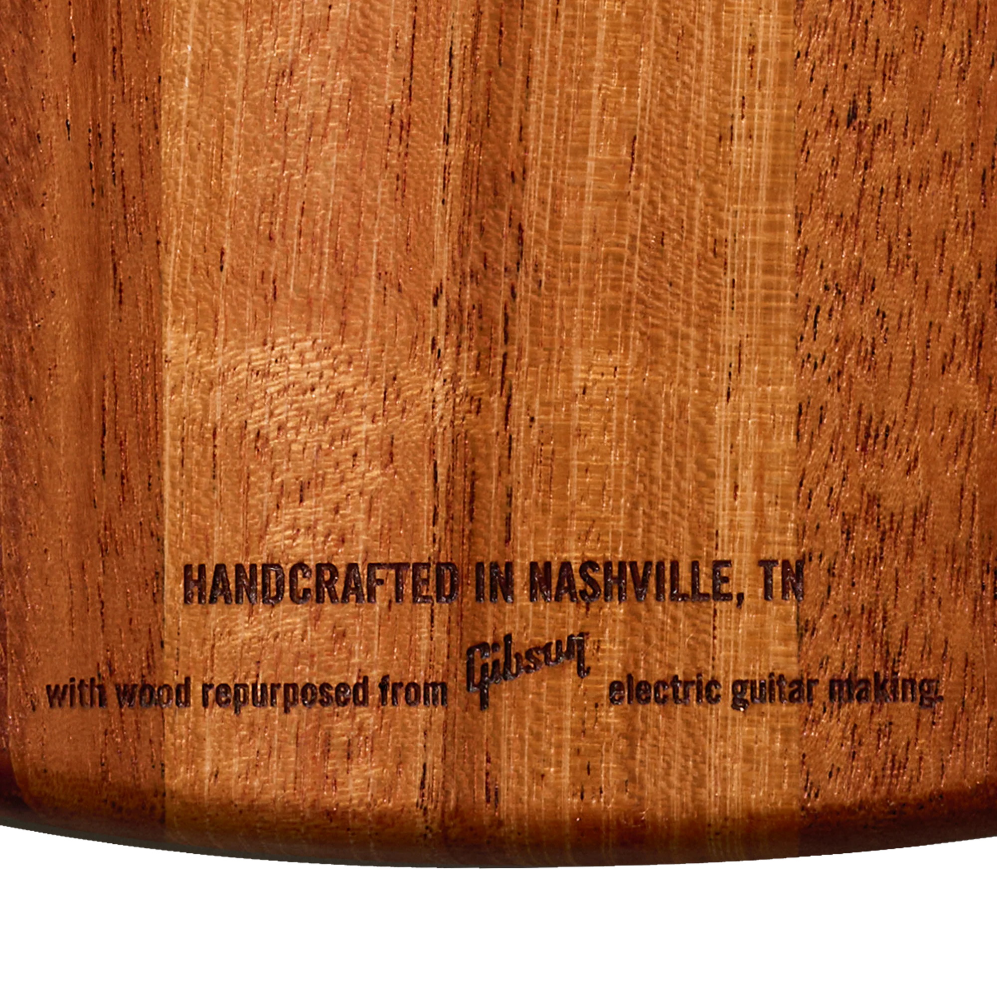 Gibson Multi-Wood Les Paul Cutting Board, Face Grain, Exclusive 4 Gibson Multi-Wood Les Paul Cutting Board, Face Grain, Exclusive