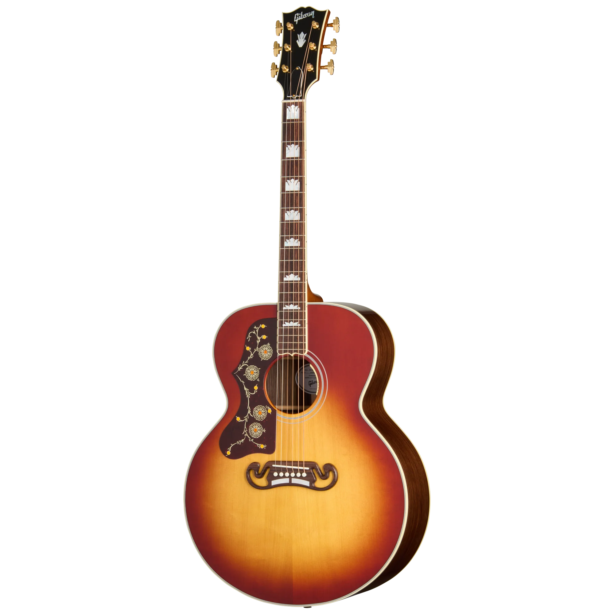 Gibson SJ-200 Standard Rosewood, Left-Handed, Rosewood Burst 3 Gibson SJ-200 Standard Rosewood, Left-Handed, Rosewood Burst