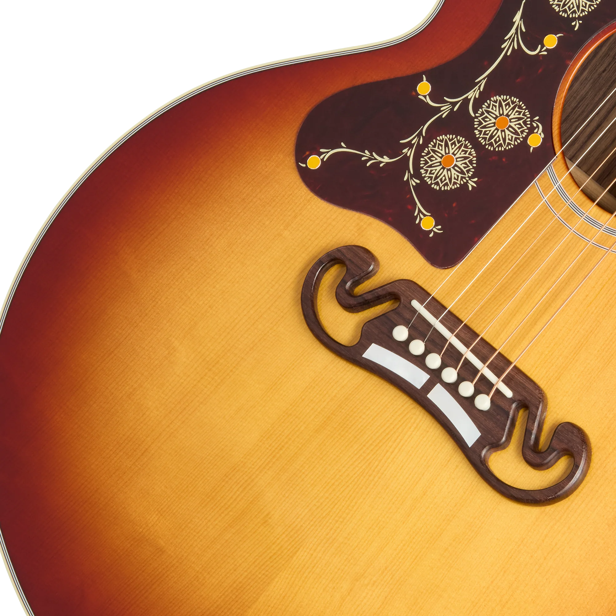 Gibson SJ-200 Standard Rosewood, Left-Handed, Rosewood Burst 8 Gibson SJ-200 Standard Rosewood, Left-Handed, Rosewood Burst