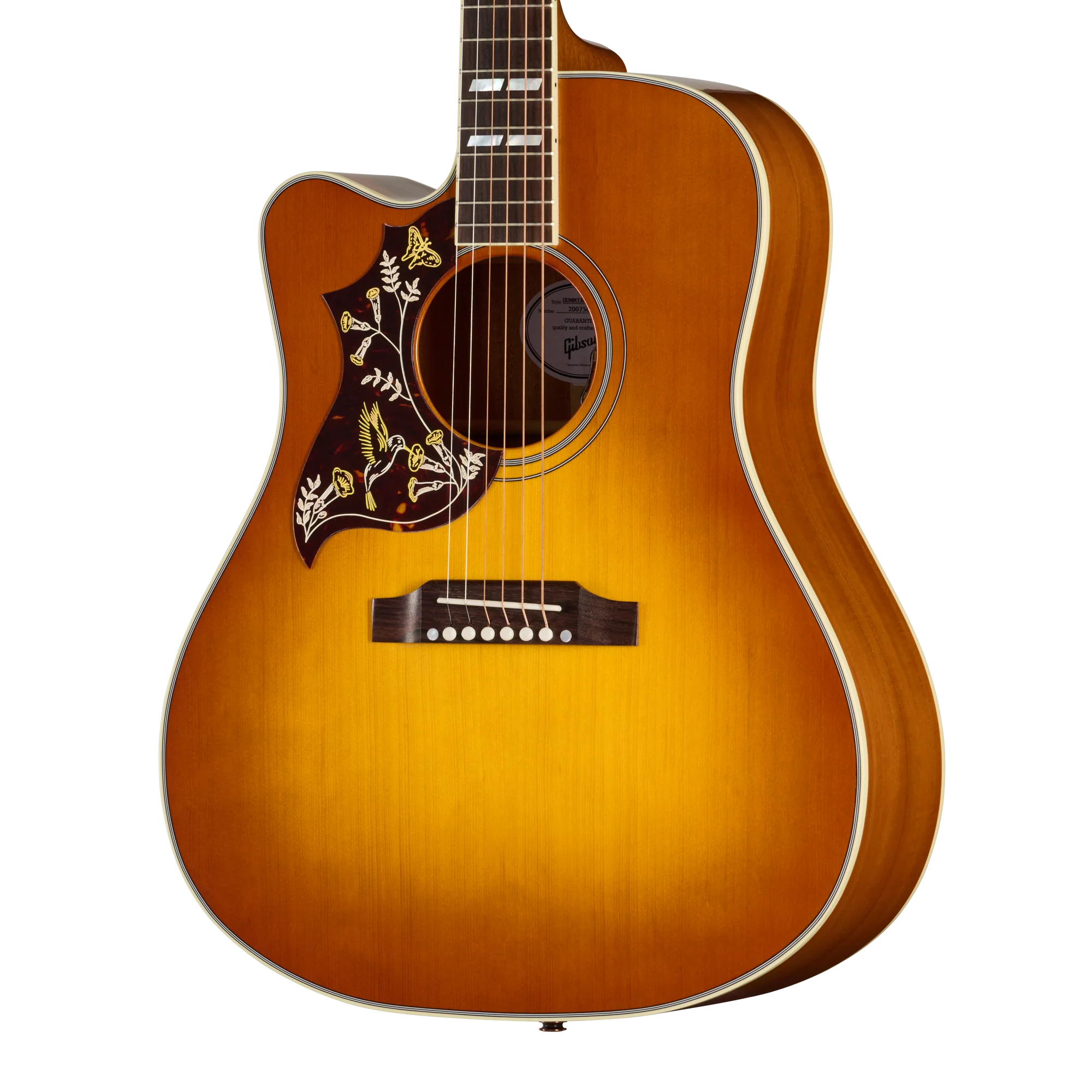 Gibson Hummingbird Standard EC, Left-Handed, Heritage Cherry Sunburst
