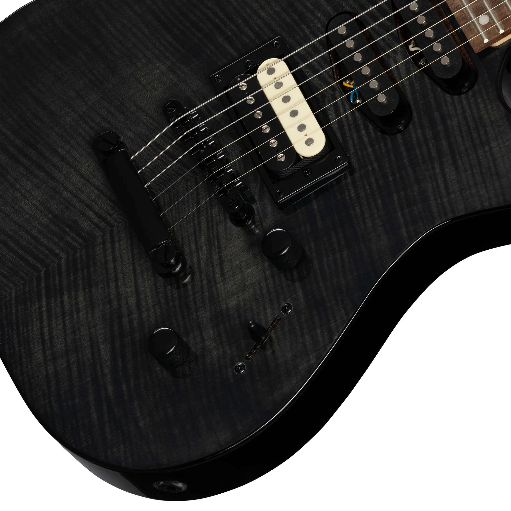 Kramer Striker Figured HSS, Transparent Ebony 8 Kramer Striker Figured HSS, Transparent Ebony