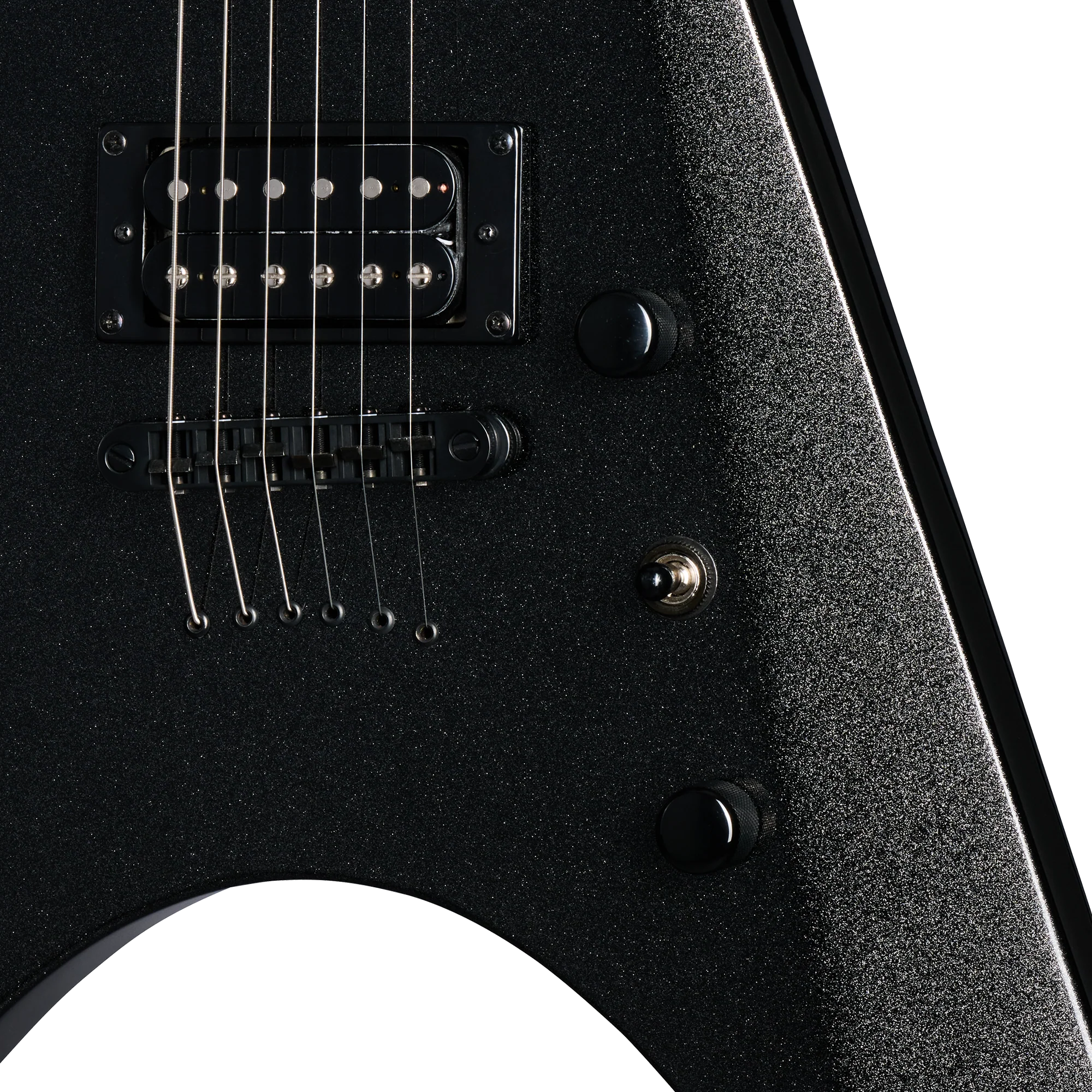 Kramer Nite-V, Jet Black Metallic, Exclusive 7 Kramer Nite-V, Jet Black Metallic, Exclusive