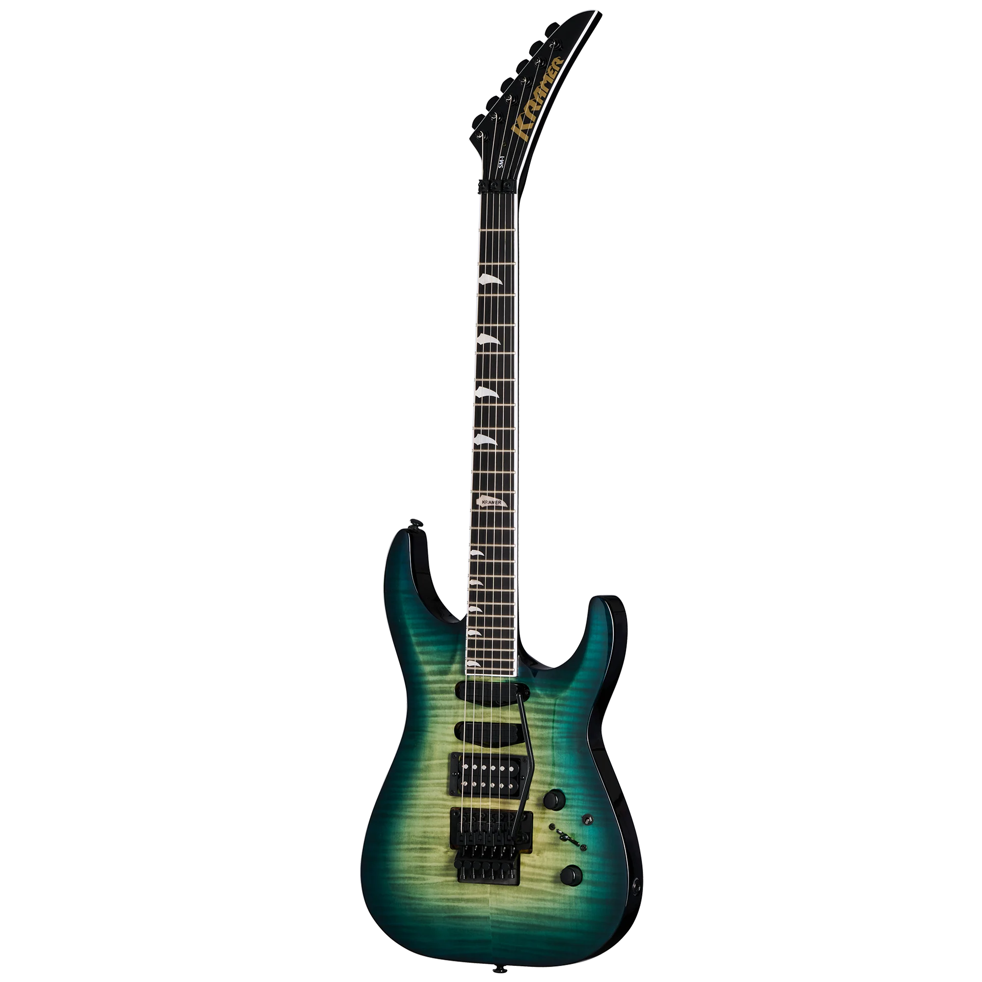 Kramer SM-1 Figured, Caribbean Blue Perimeter 2 Kramer SM-1 Figured, Caribbean Blue Perimeter