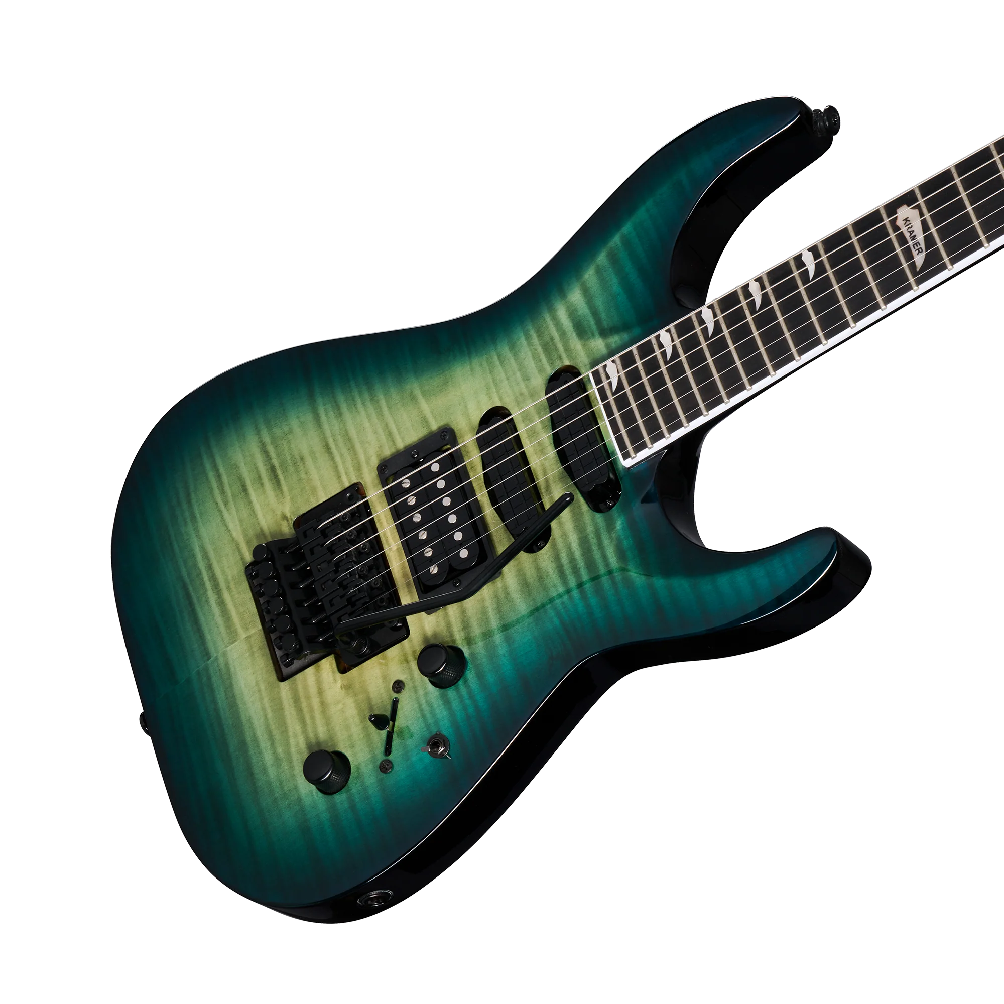 Kramer SM-1 Figured, Caribbean Blue Perimeter 6 Kramer SM-1 Figured, Caribbean Blue Perimeter