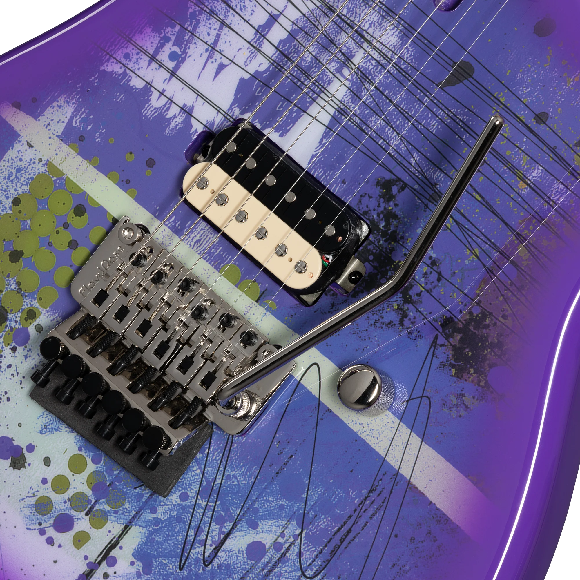 Kramer 84, Custom Graphics, Purple Splatter, Exclusive 7 Kramer 84, Custom Graphics, Purple Splatter, Exclusive