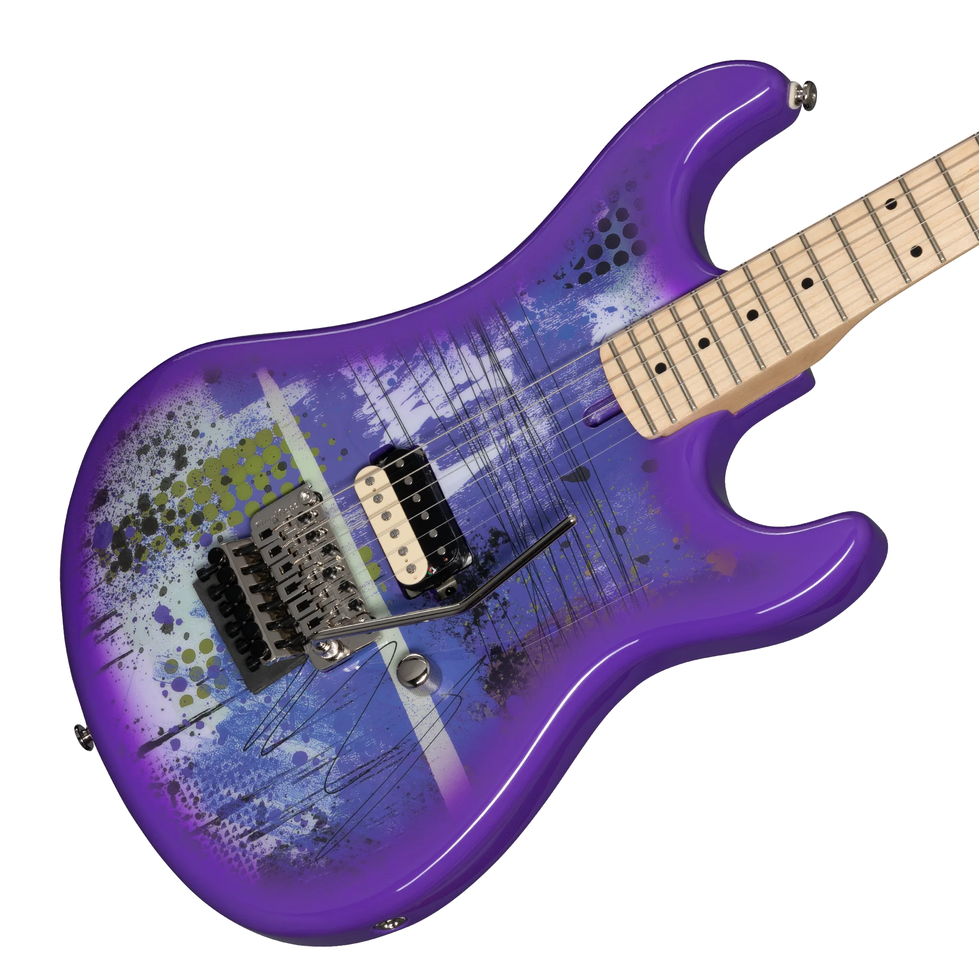 Kramer 84, Custom Graphics, Purple Splatter, Exclusive 8 Kramer 84, Custom Graphics, Purple Splatter, Exclusive