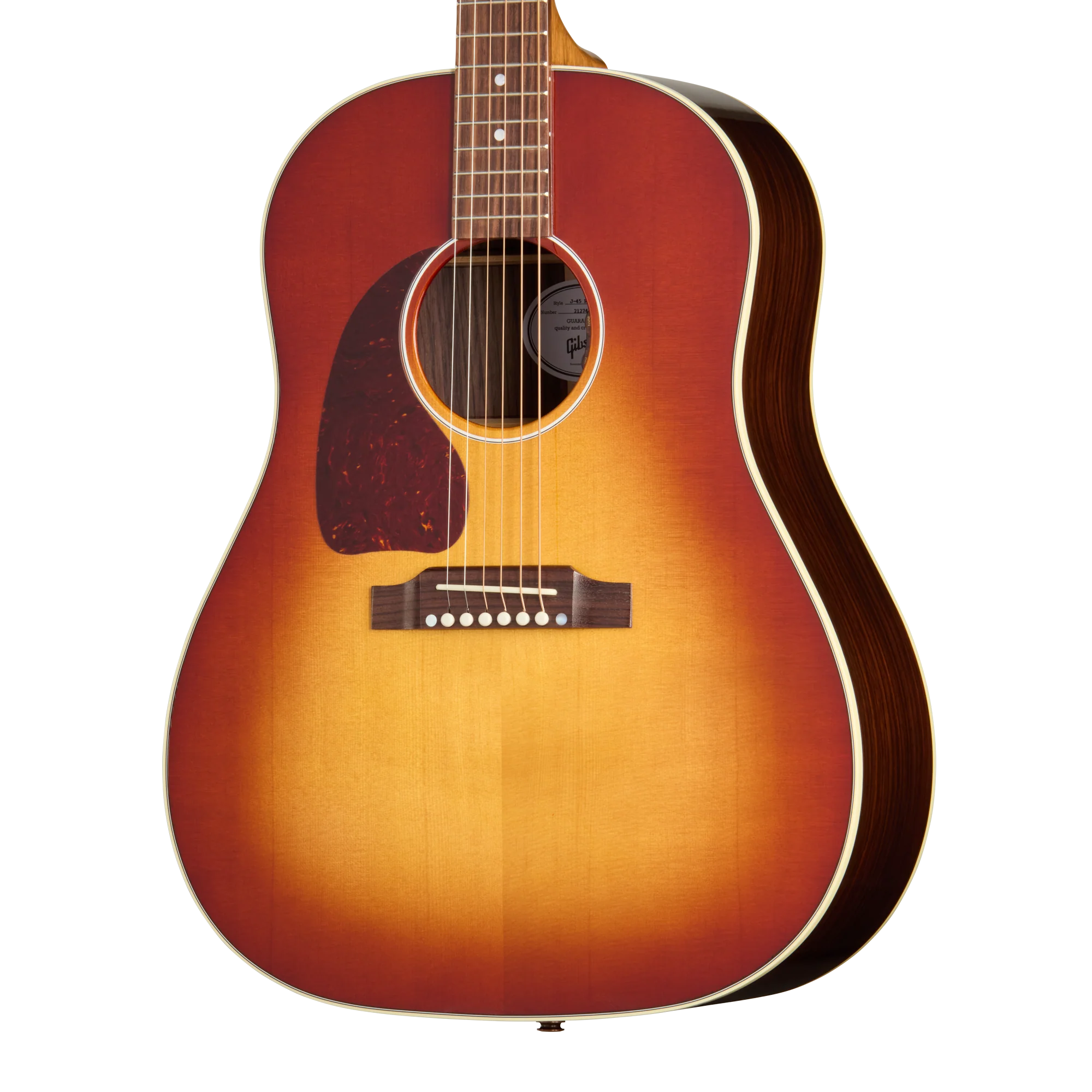 Gibson J-45 Standard Rosewood, Left-Handed, Rosewood Burst