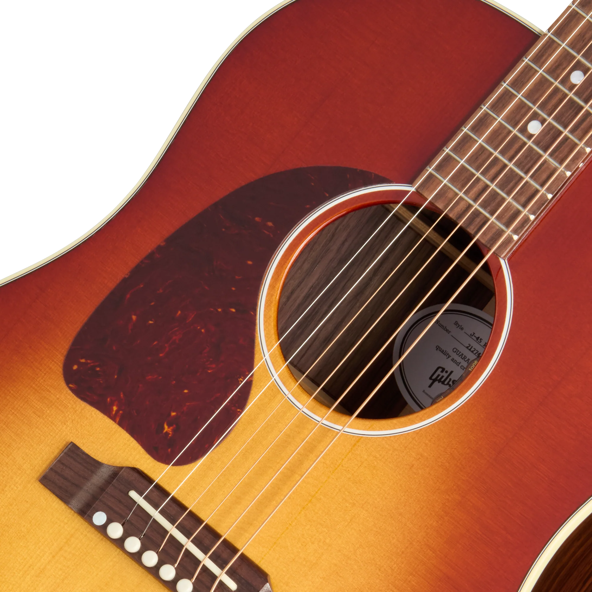 Gibson J-45 Standard Rosewood, Left-Handed, Rosewood Burst 7 Gibson J-45 Standard Rosewood, Left-Handed, Rosewood Burst