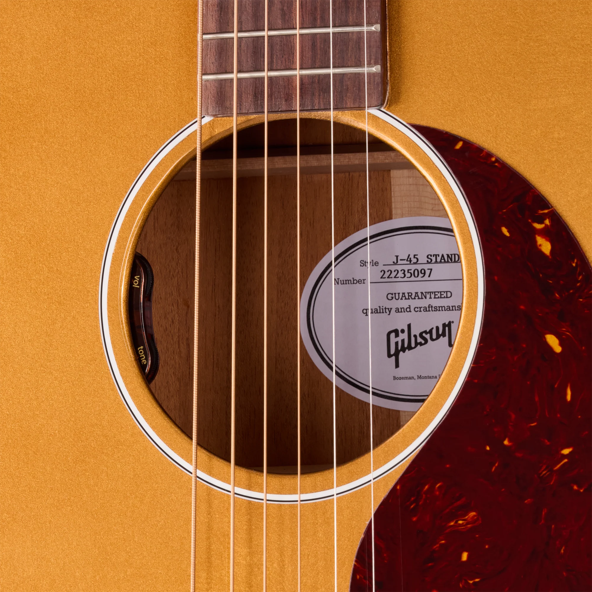 Gibson J-45 Standard, Goldtop 9 Gibson J-45 Standard, Goldtop